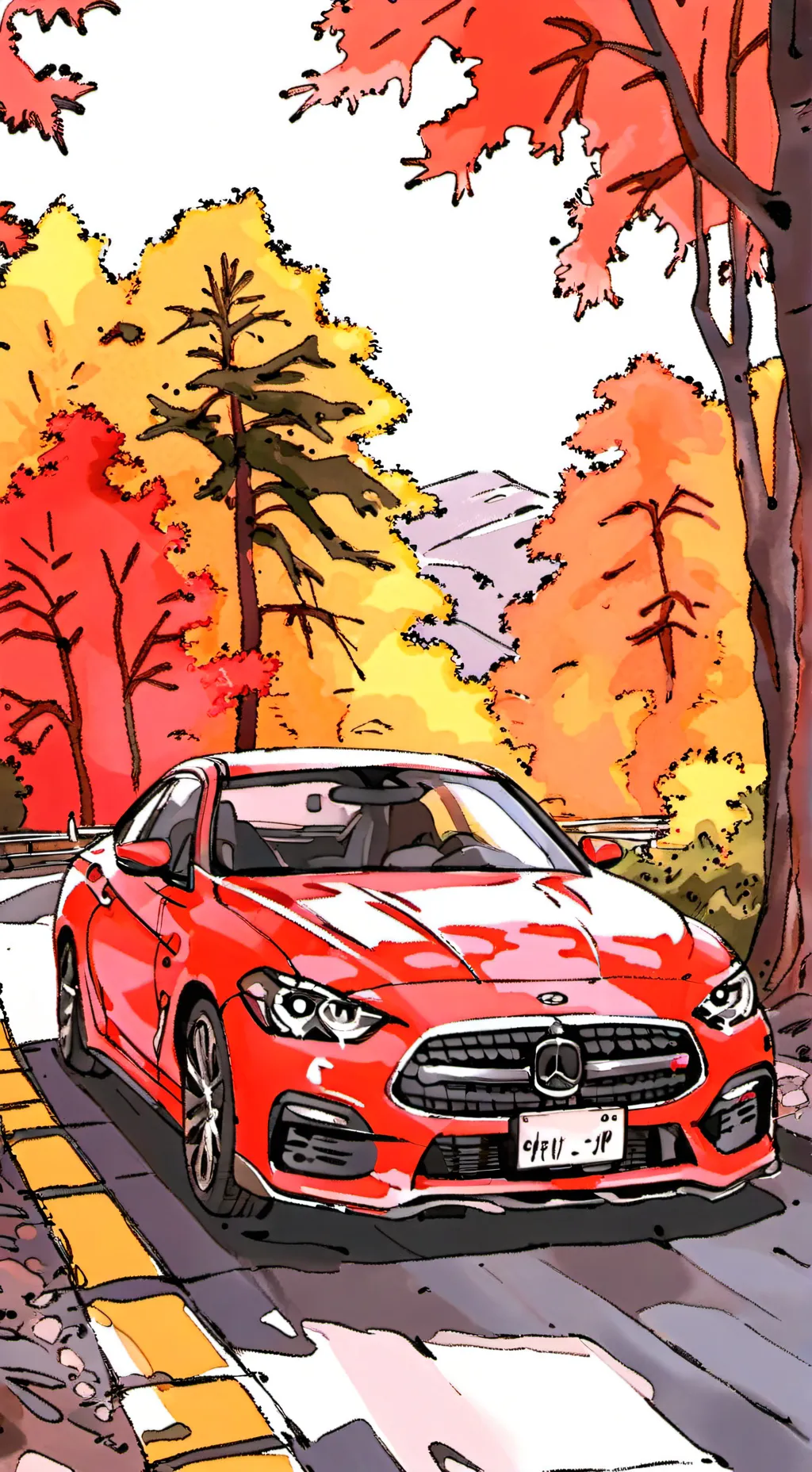 ai character: JJK ROAD TRIP background