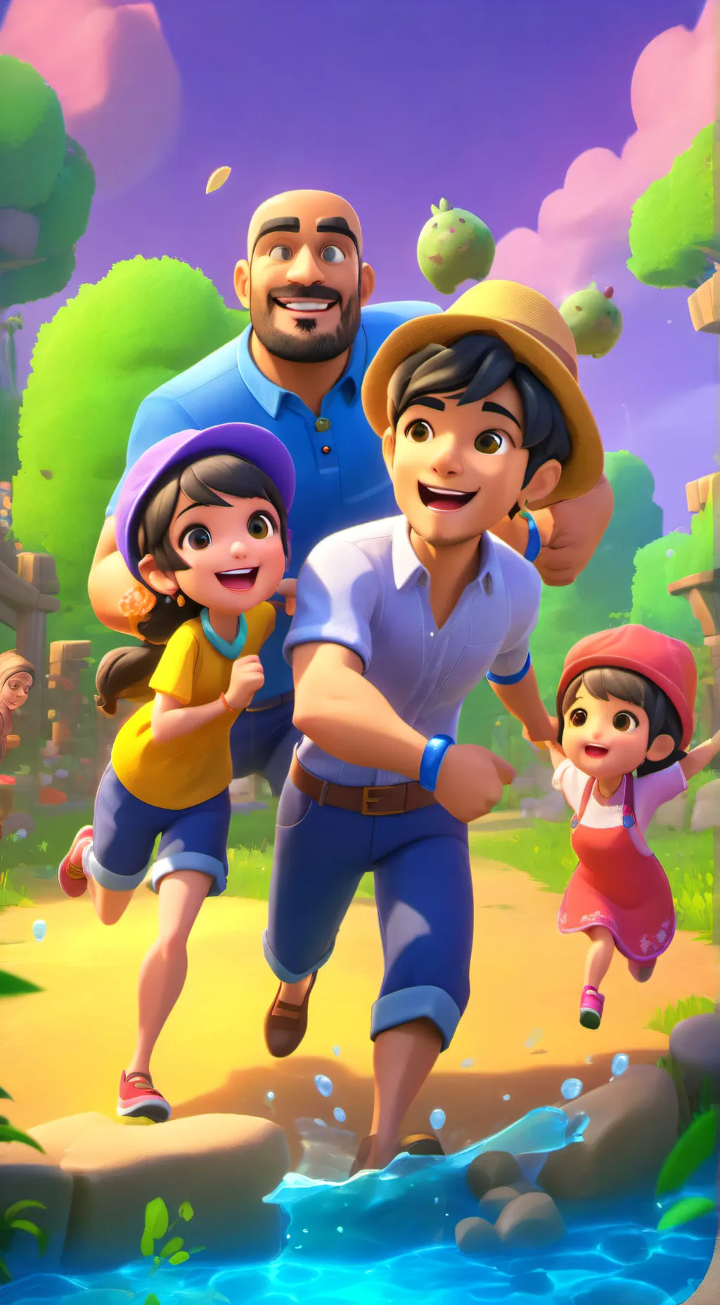 ai character: stupid family  background