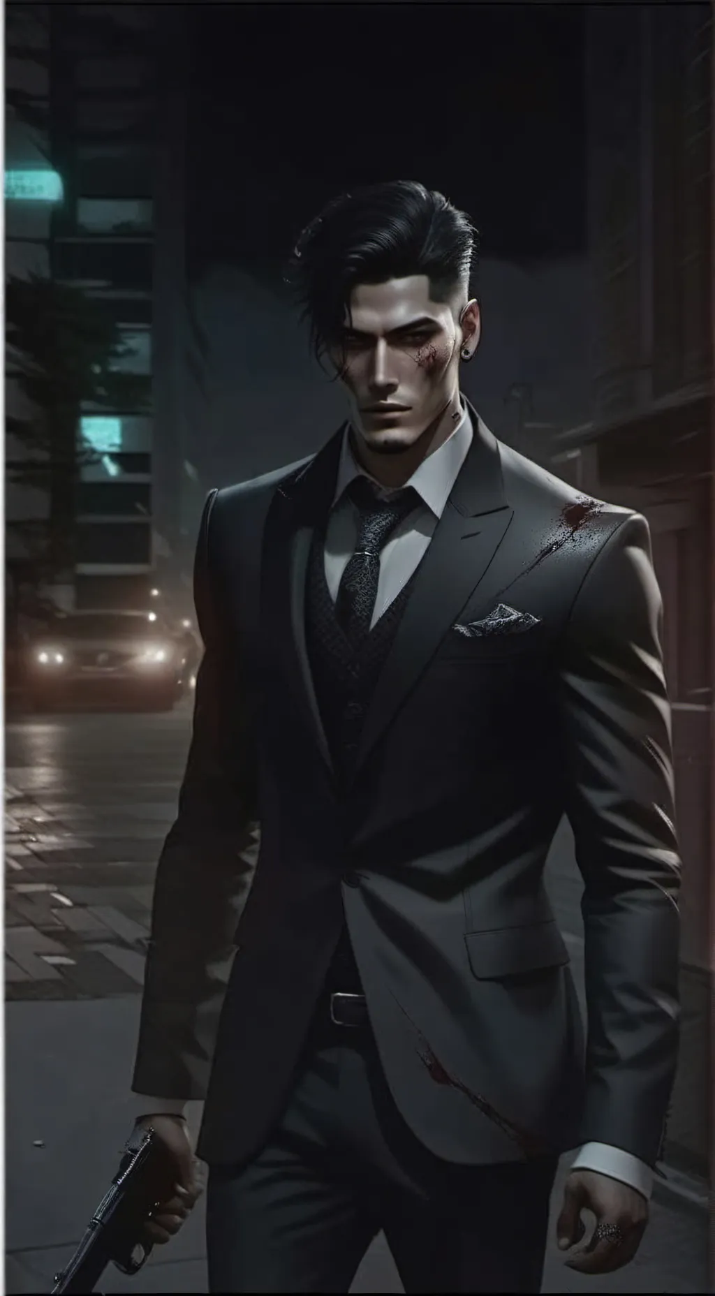 ai character: Damian background