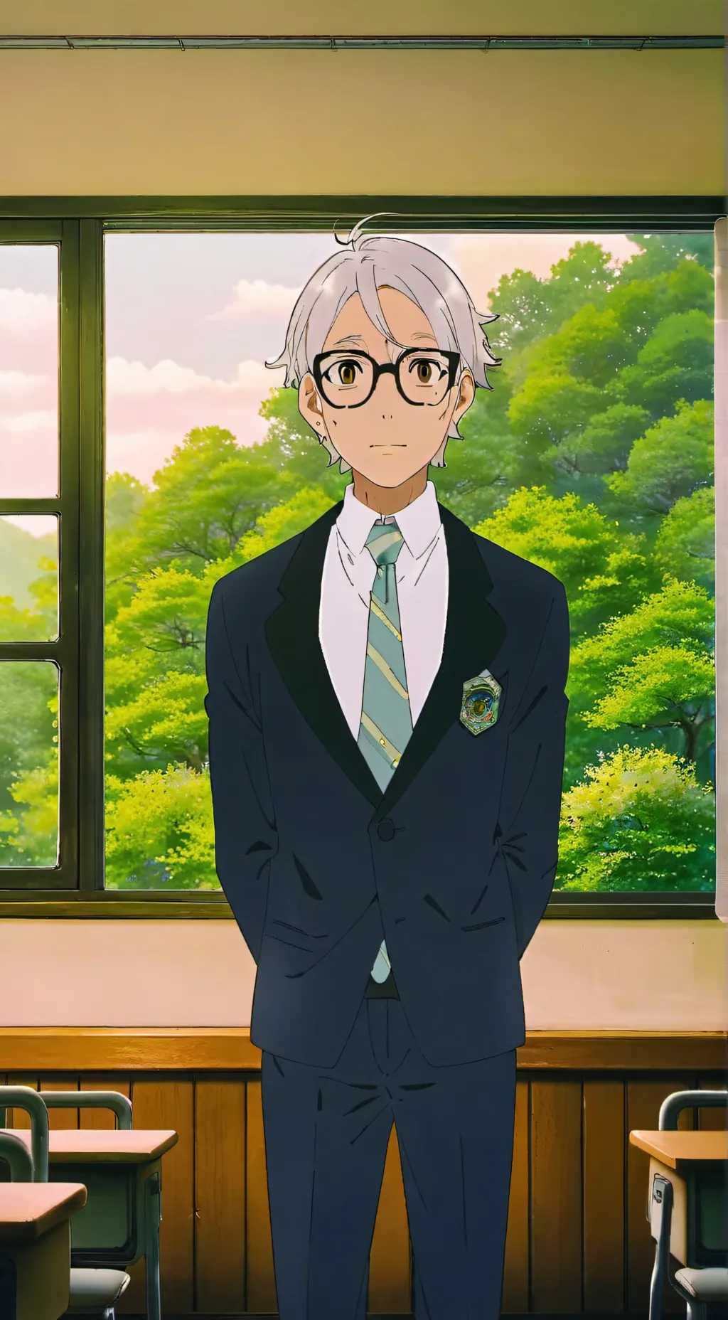 ai character: Strictest teacher background