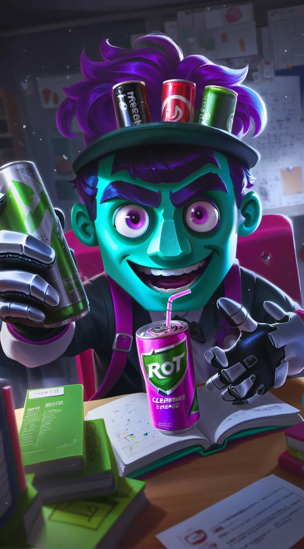 ai character: tung tung sahur background