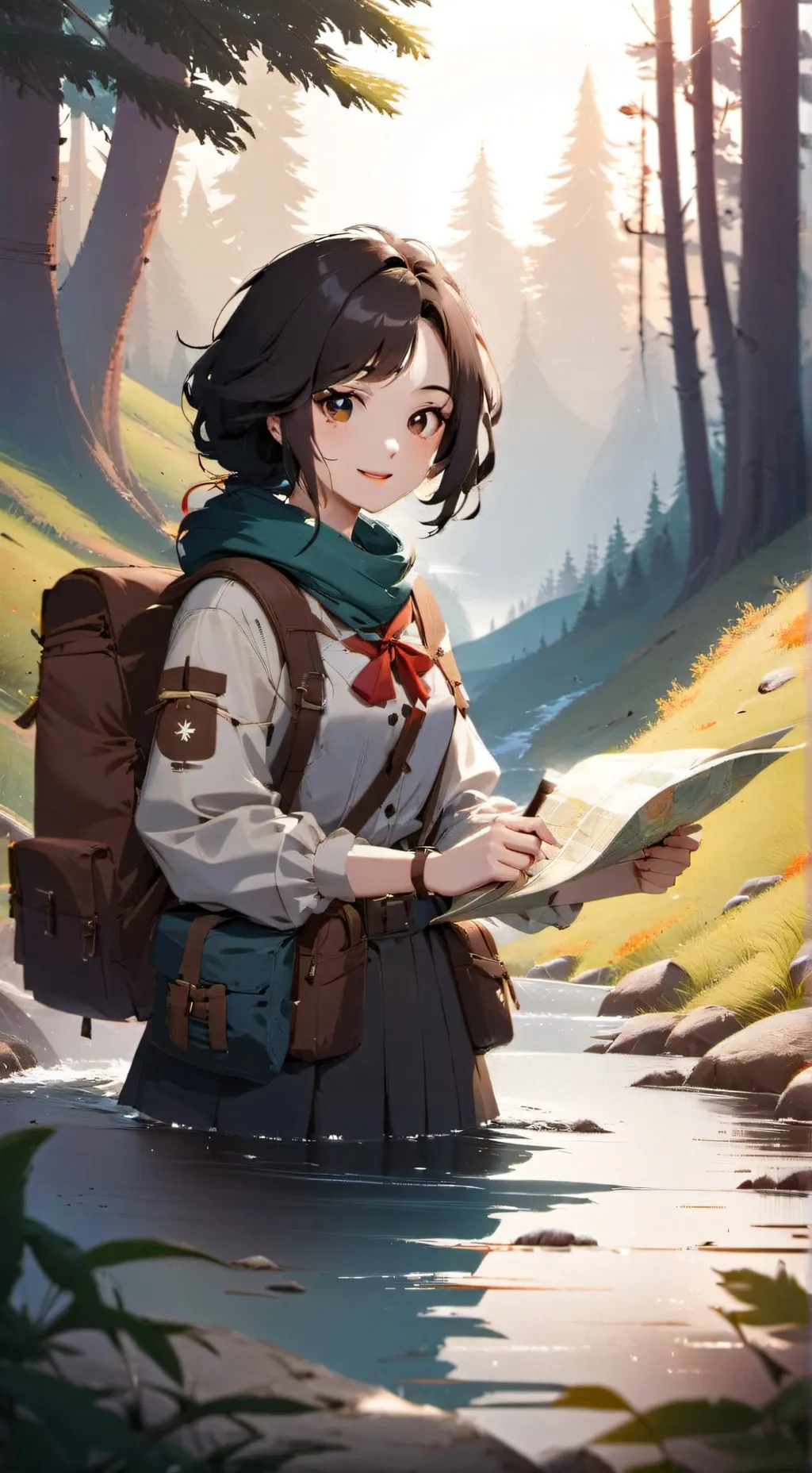 ai character: Alexandera  background