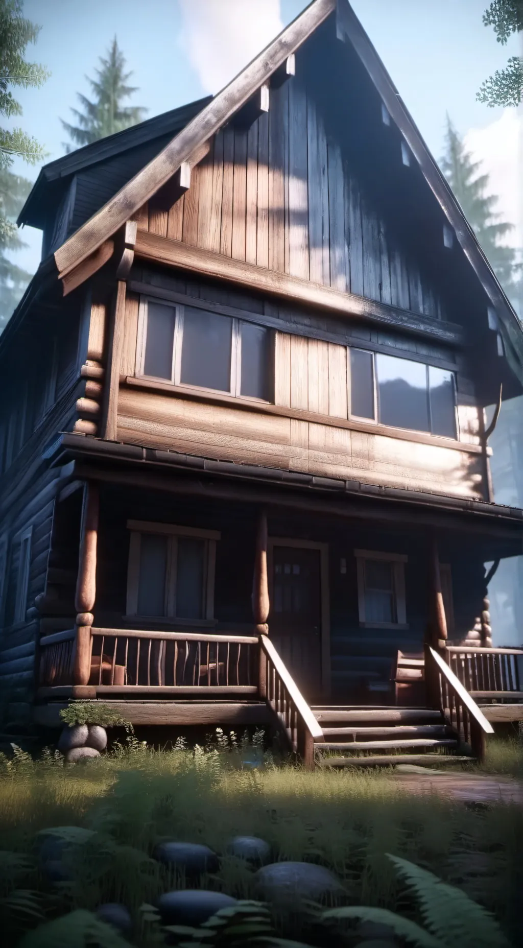 ai character: Horror story background