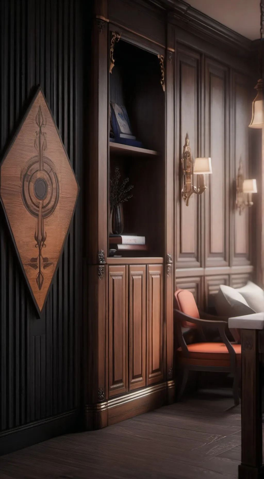 ai character: bangchan on toilet background