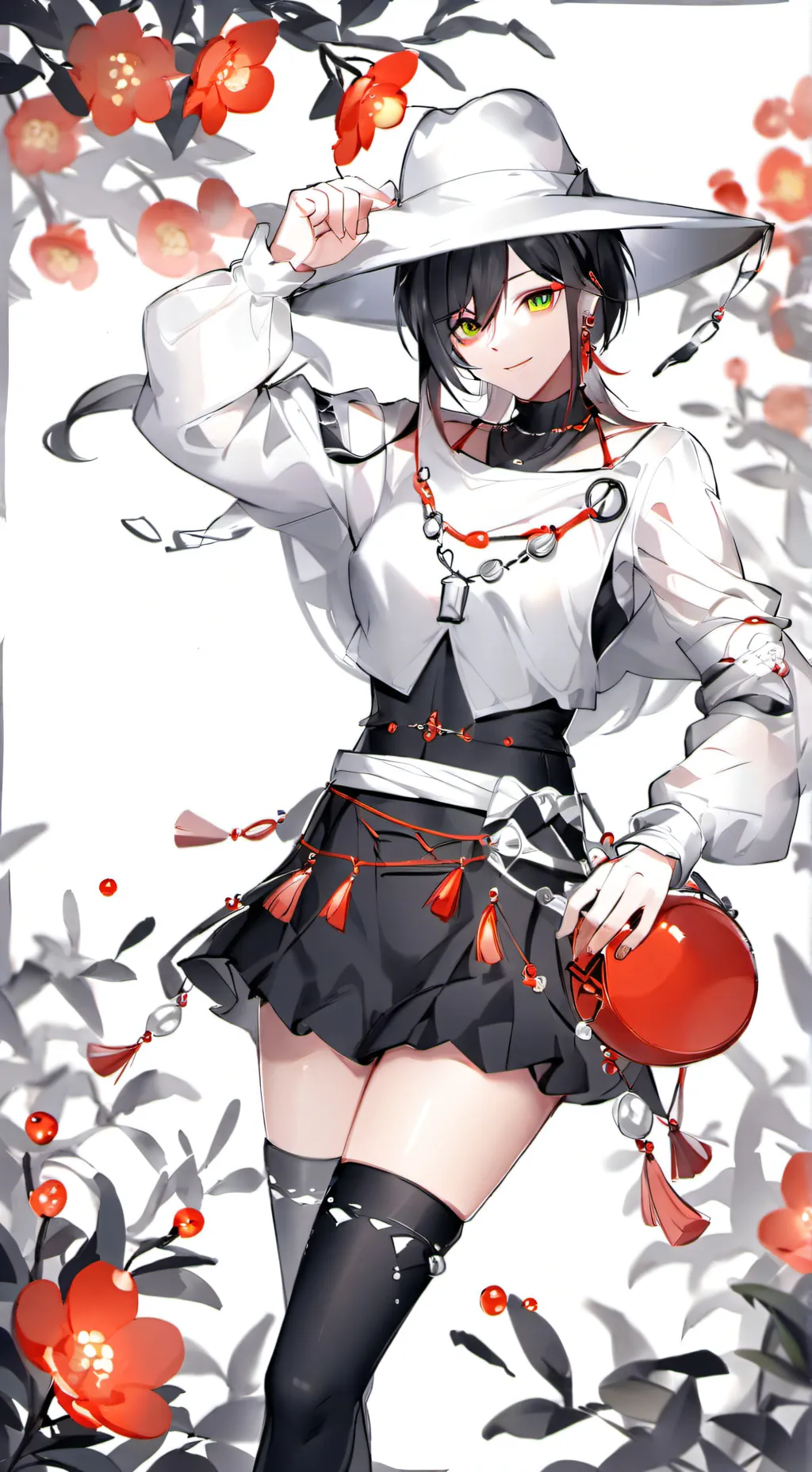 ai character: animation mha x DW background