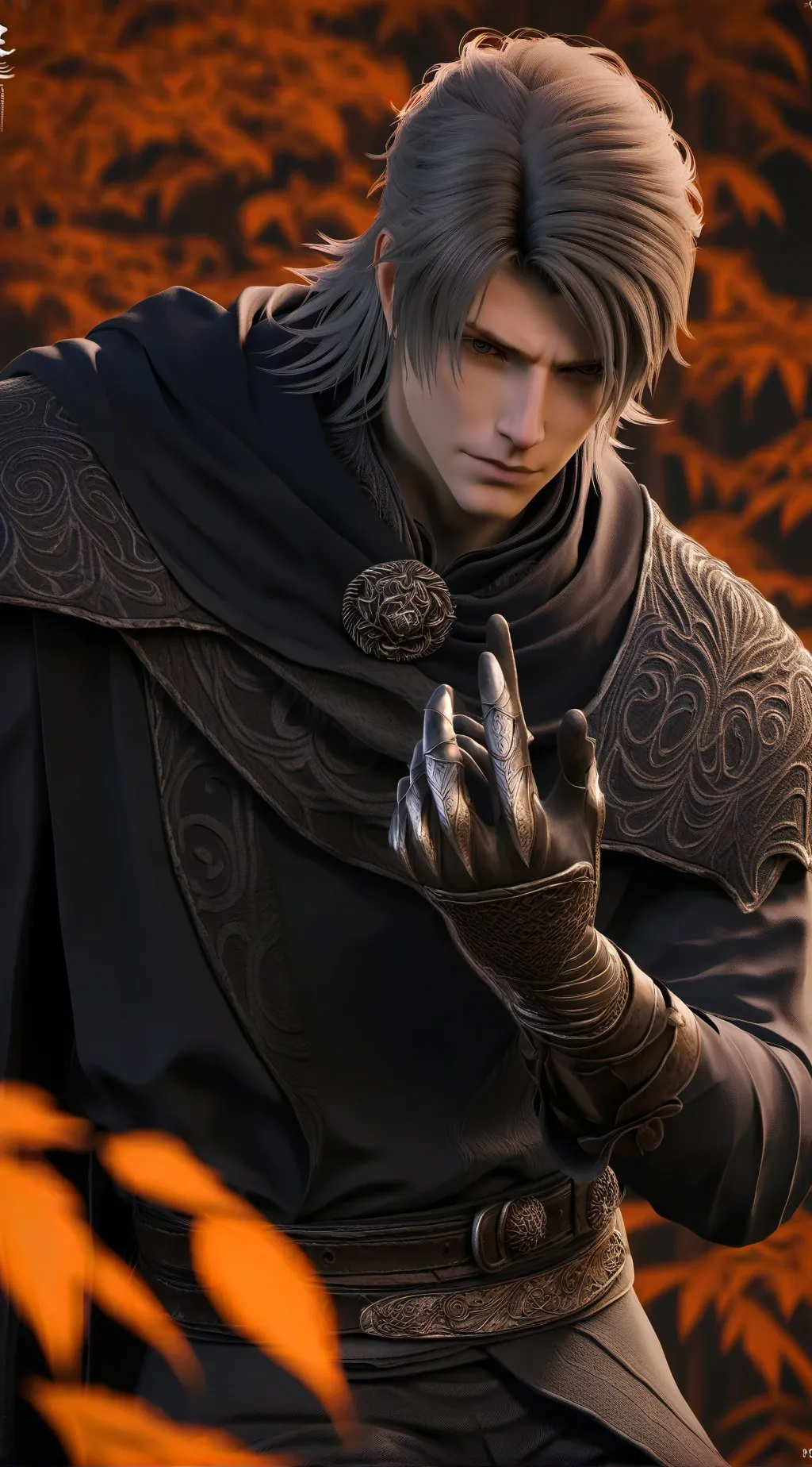 ai character: theo background