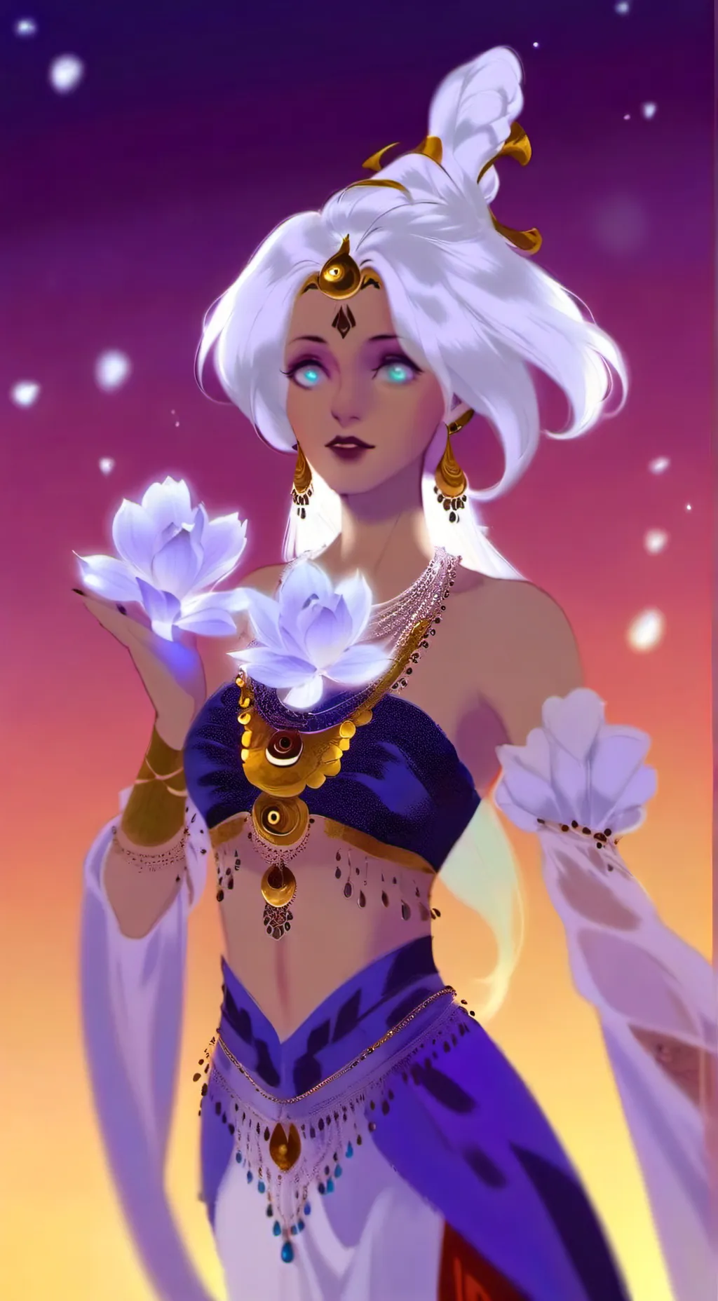 ai character: mha x genie background