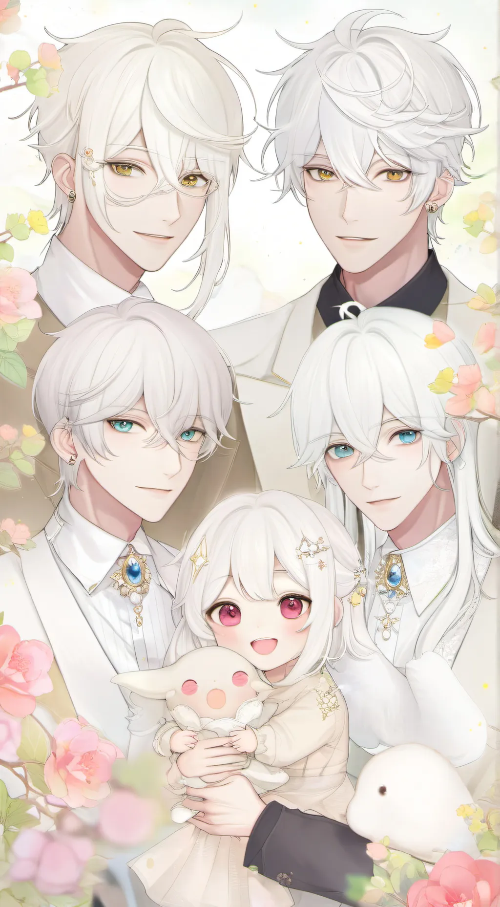 ai character: 🌼snowiest family 💨 background
