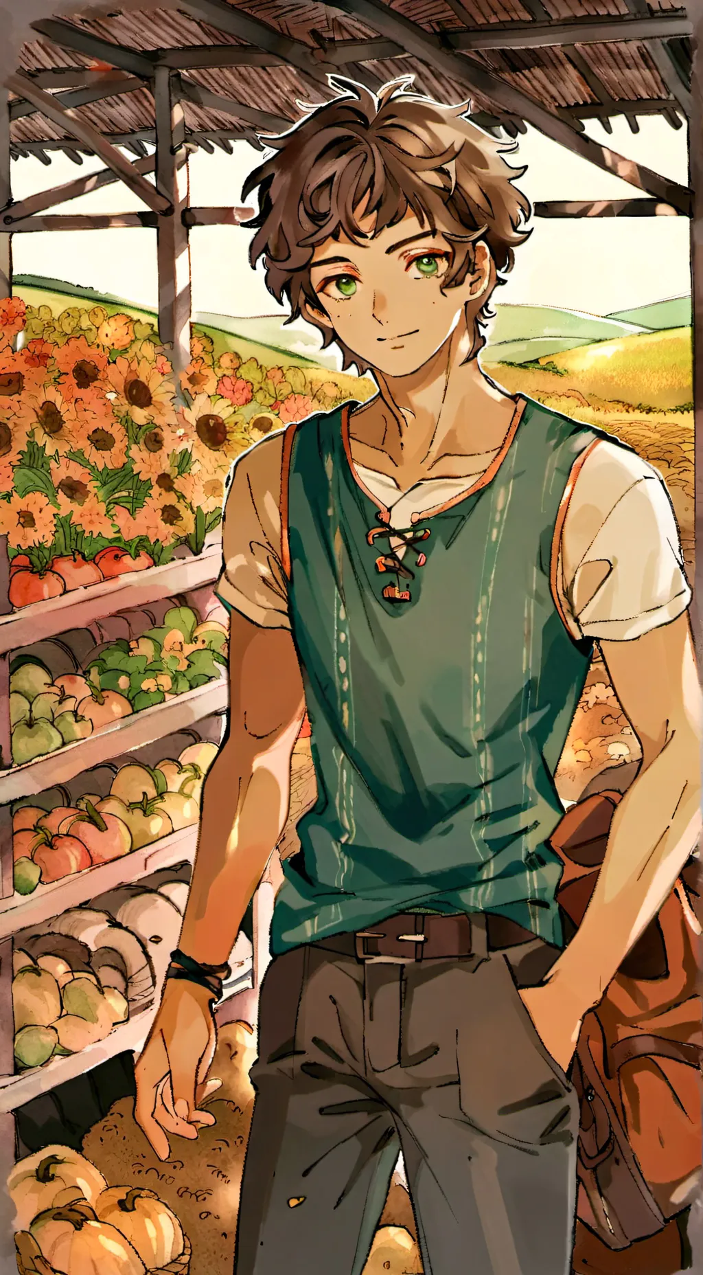 ai character: Jackie  background