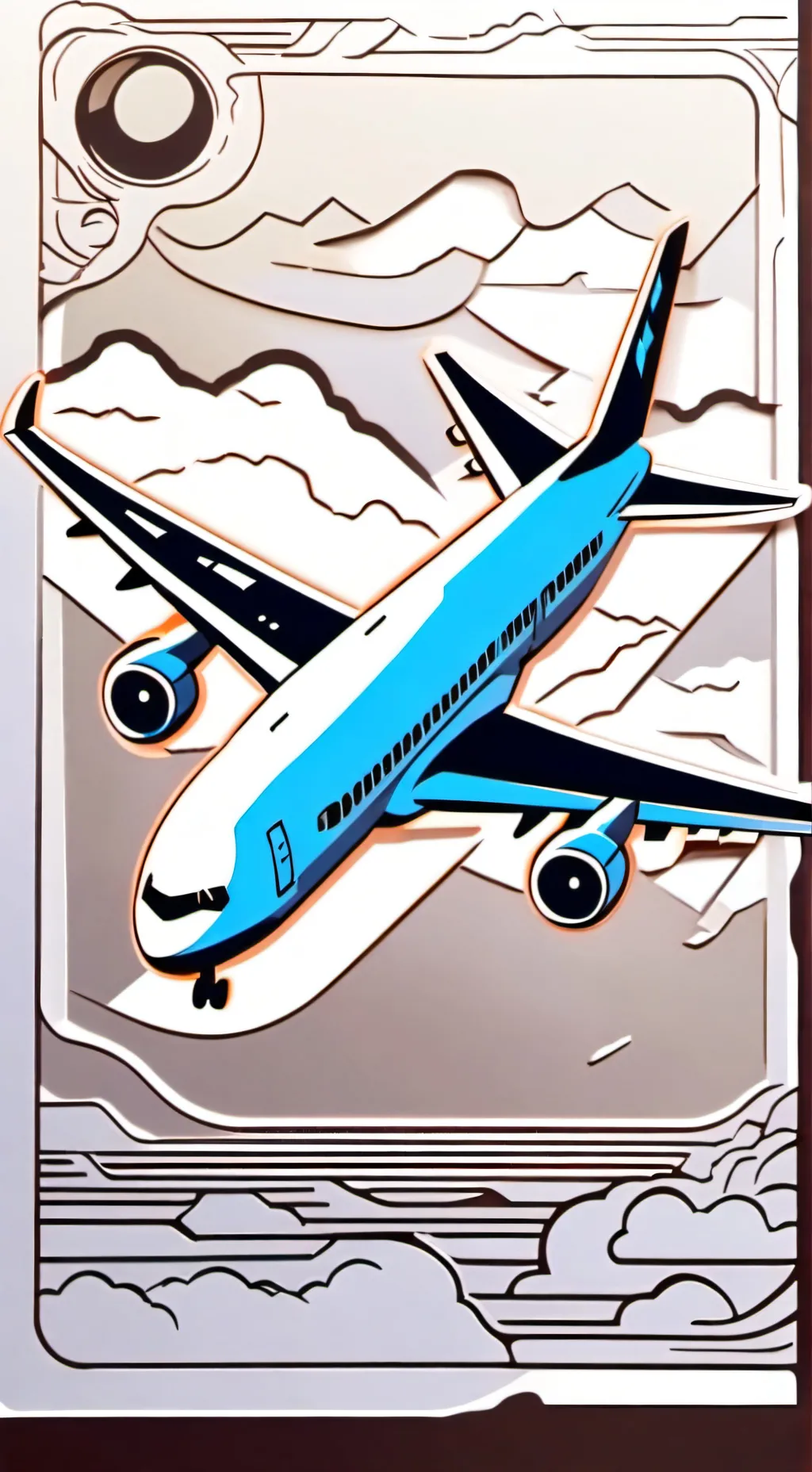 ai character: airport  background