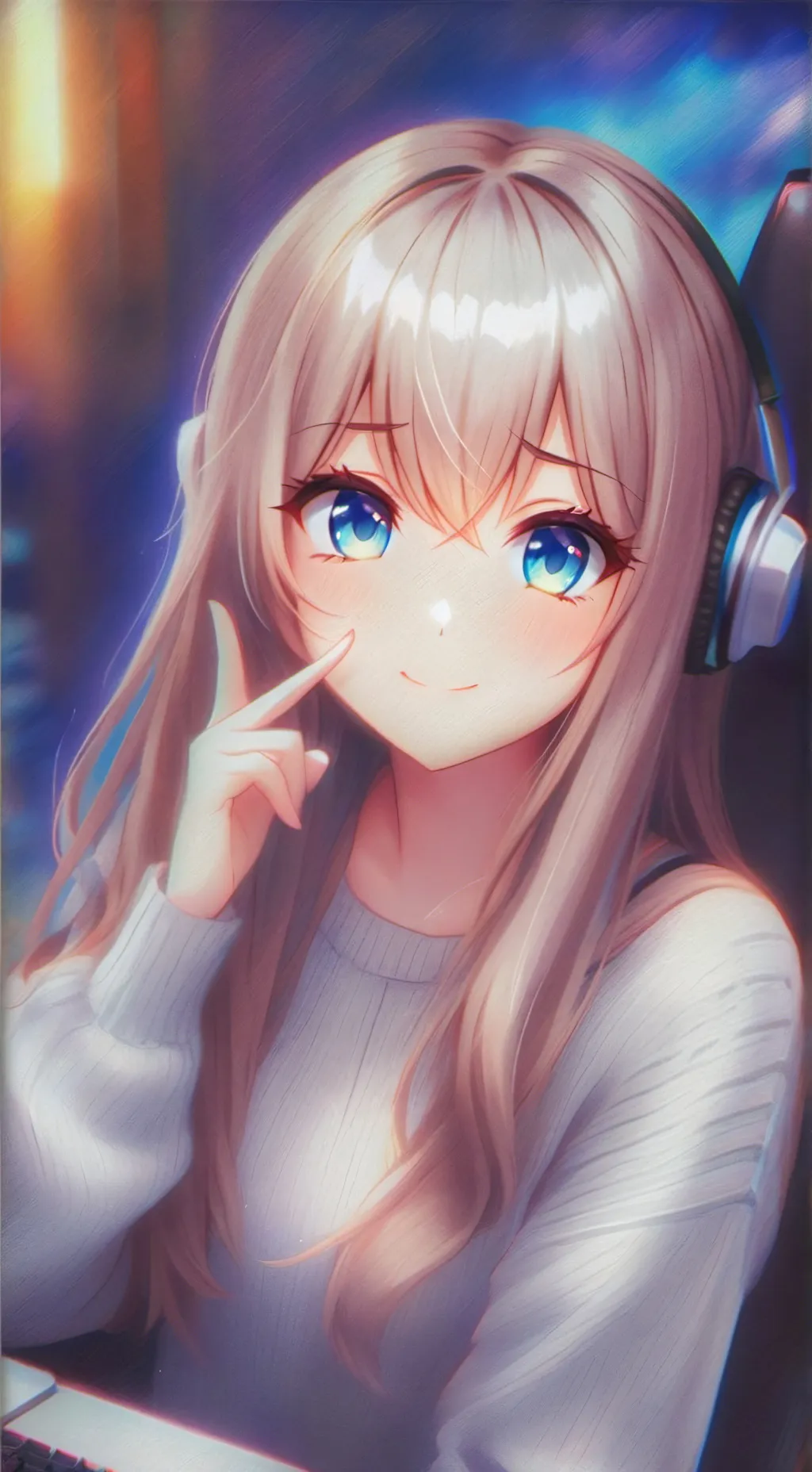 ai character: 🩵Whitney🤍 background