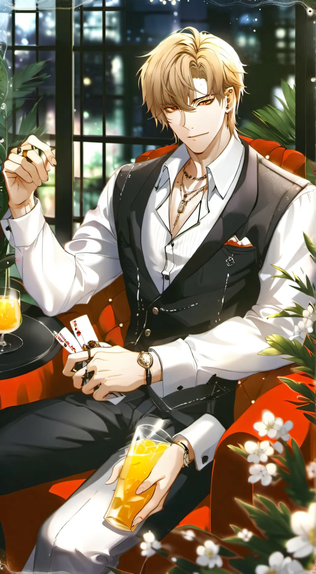 ai character: theo background