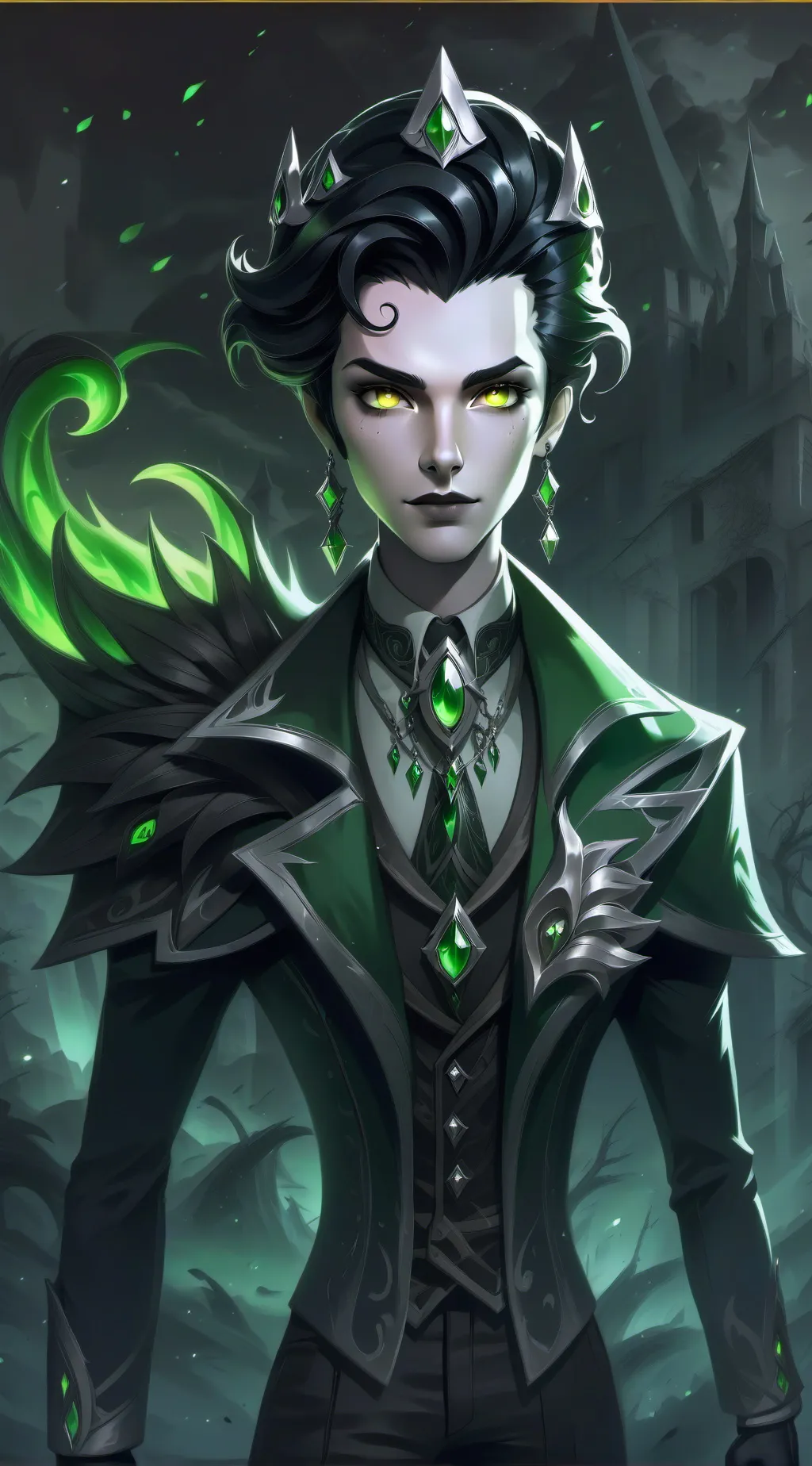 ai character: Aurora background