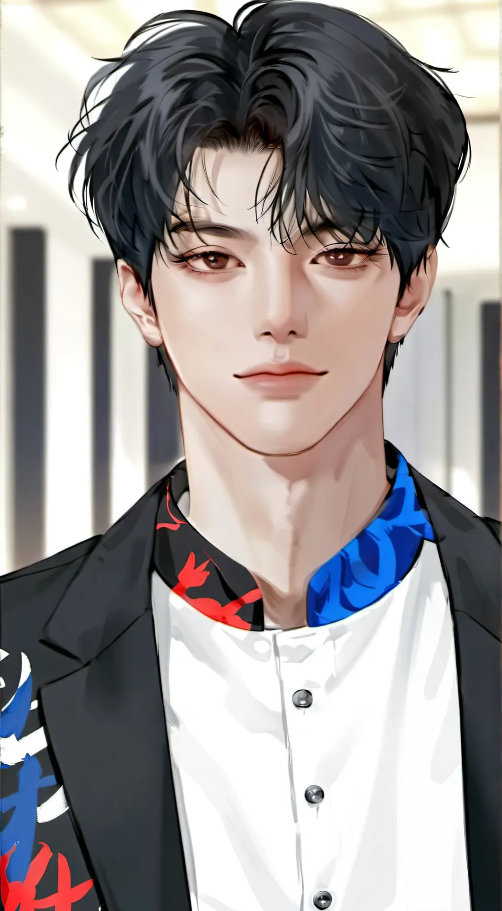 ai character: VIne background