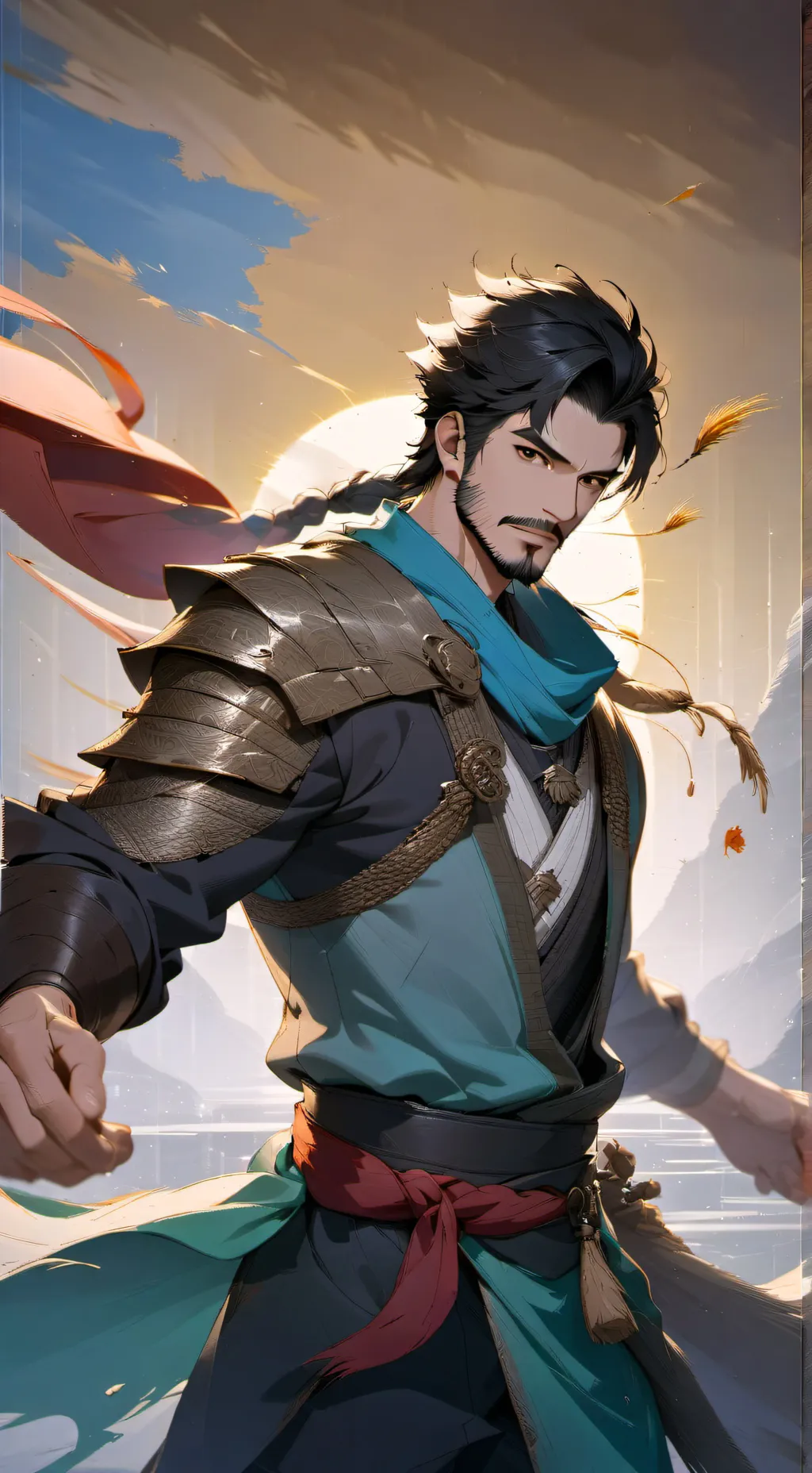 ai character: 蛮酋 background