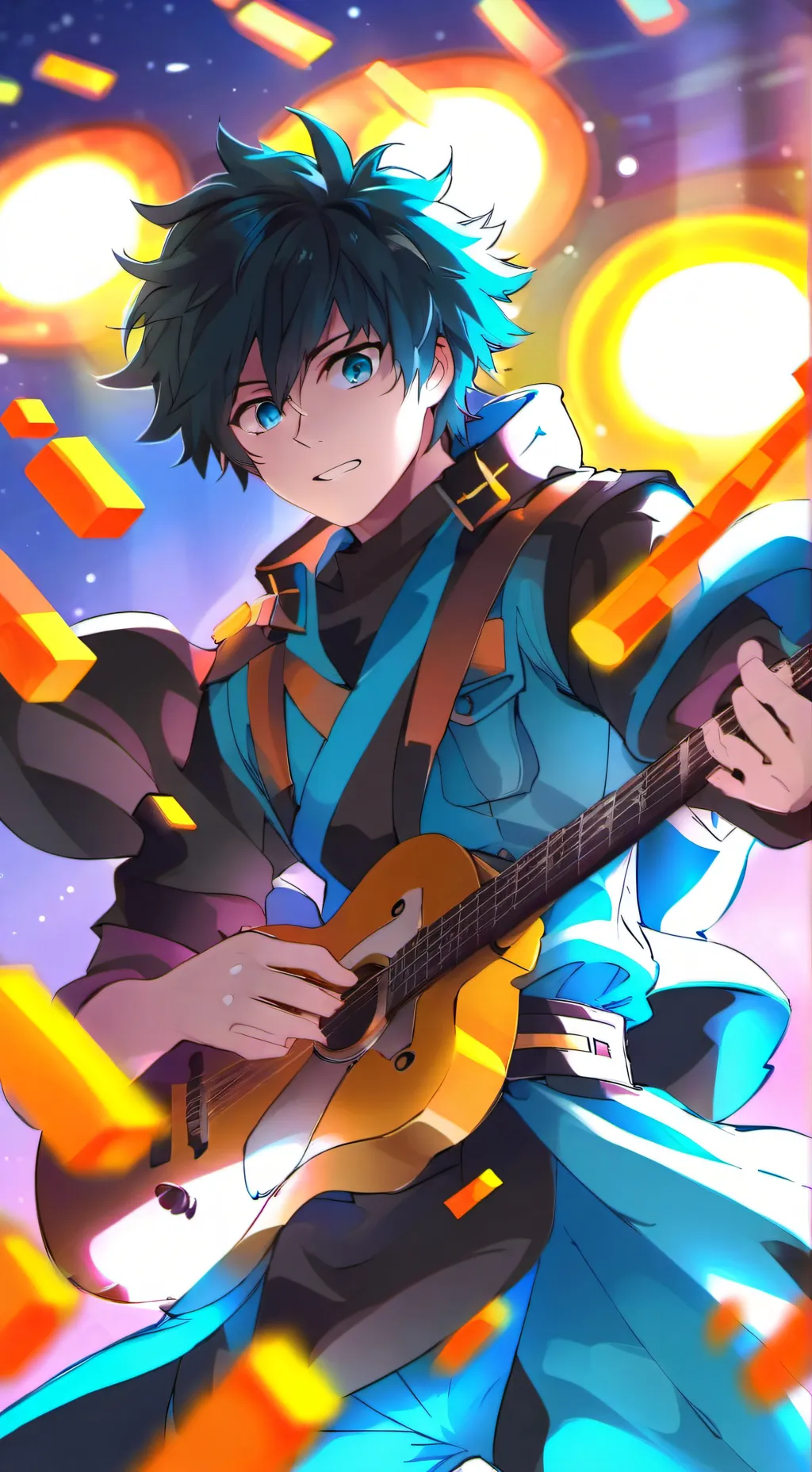 ai character: mha quirks 💥💚🤍❤️🧡 background