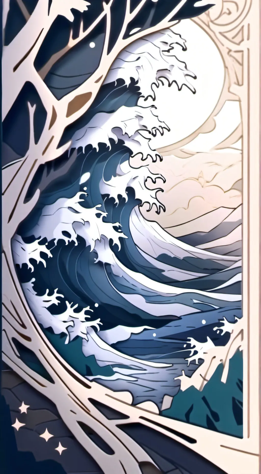 ai character: Schule am Wasser  background