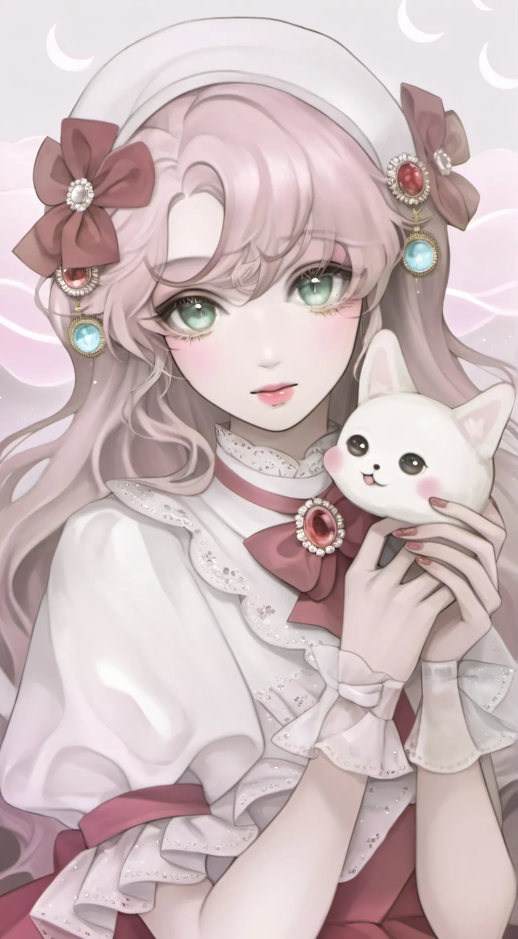 ai character: K-POP SCHOOL background