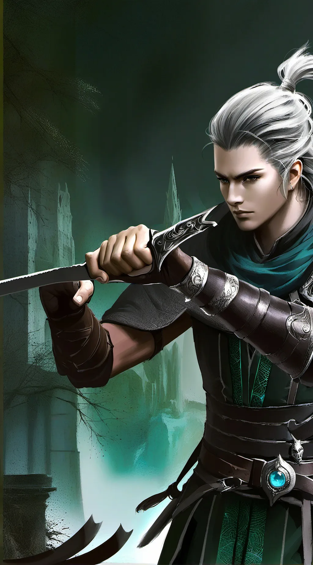 ai character: Klaus  background