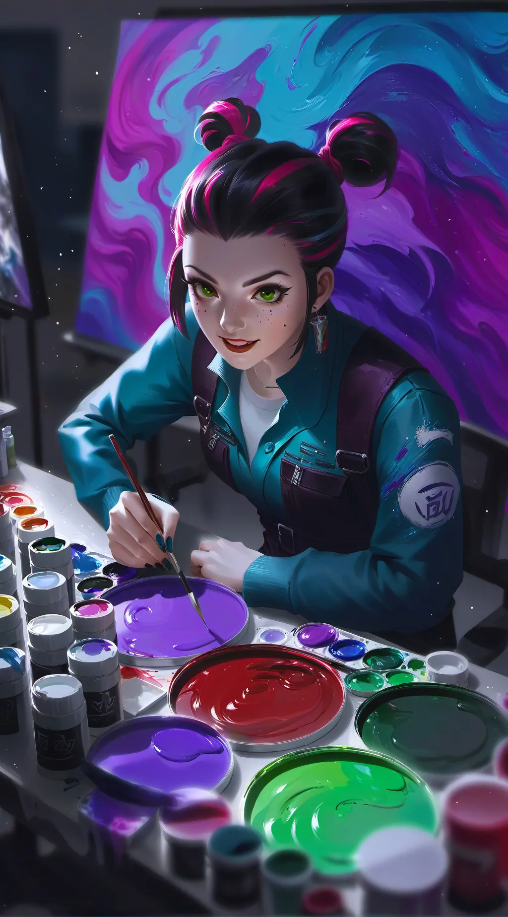 ai character: Evelyn Stormrider background