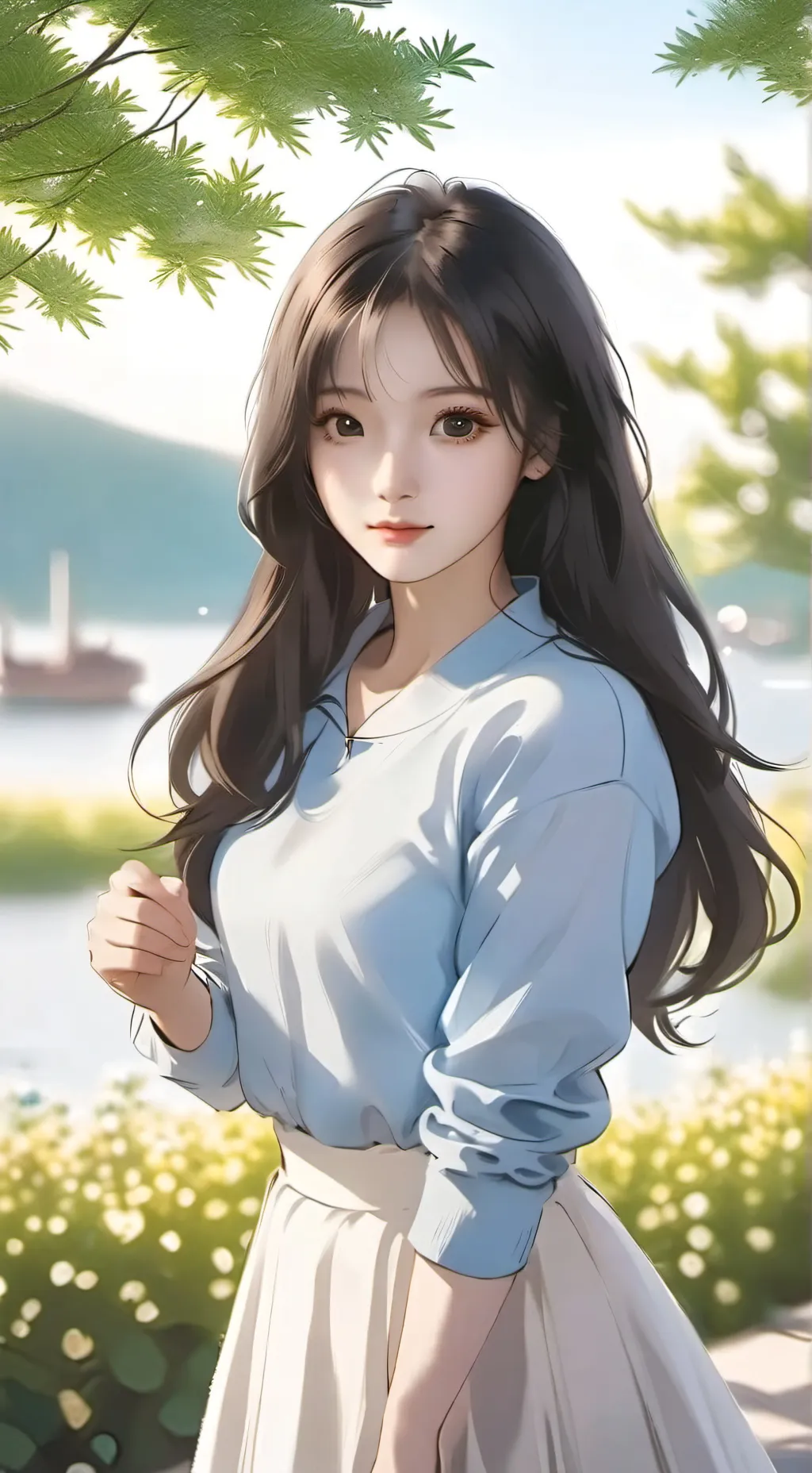 ai character: (Ha-eun/ 하은 ♡ background