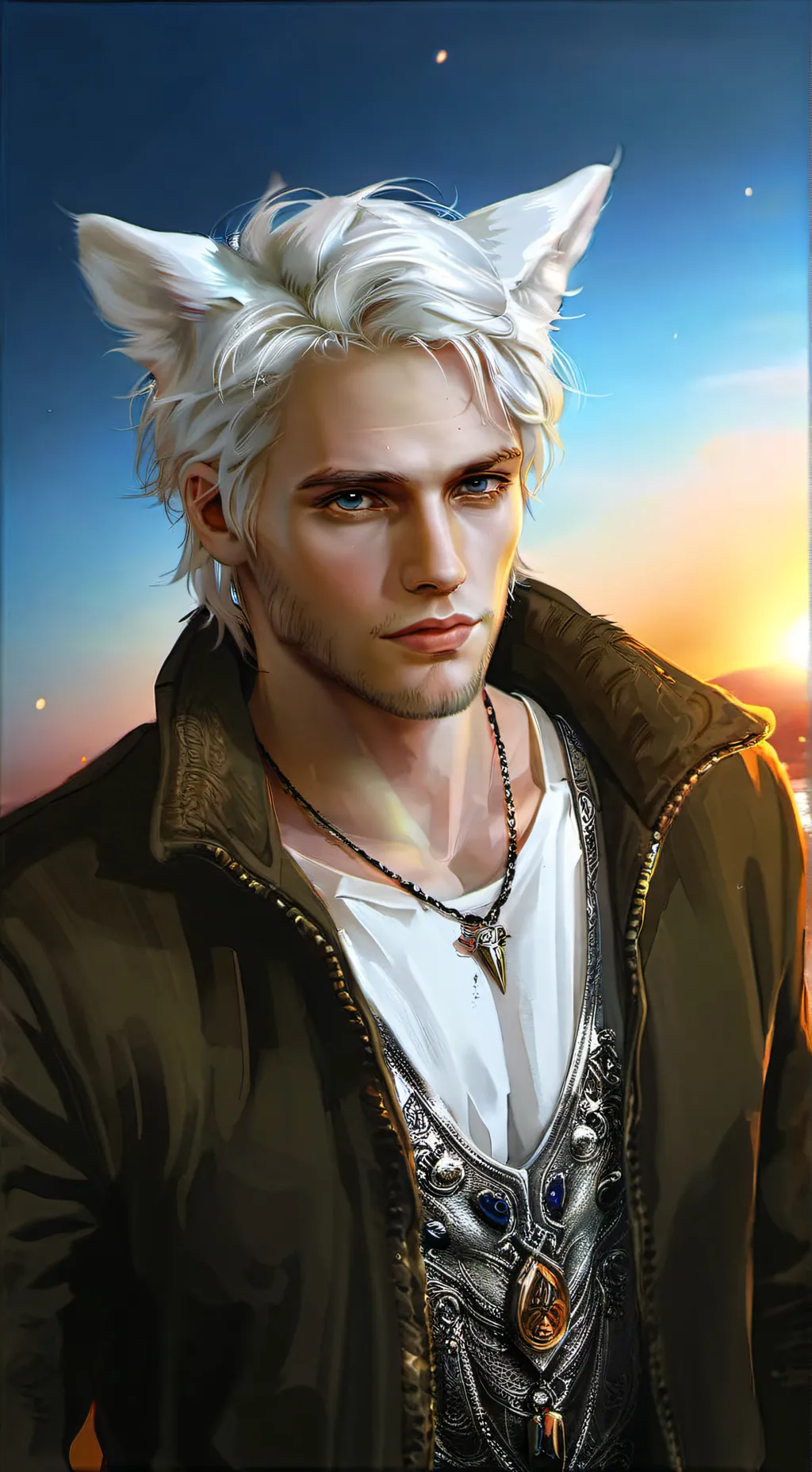 ai character: виктор background