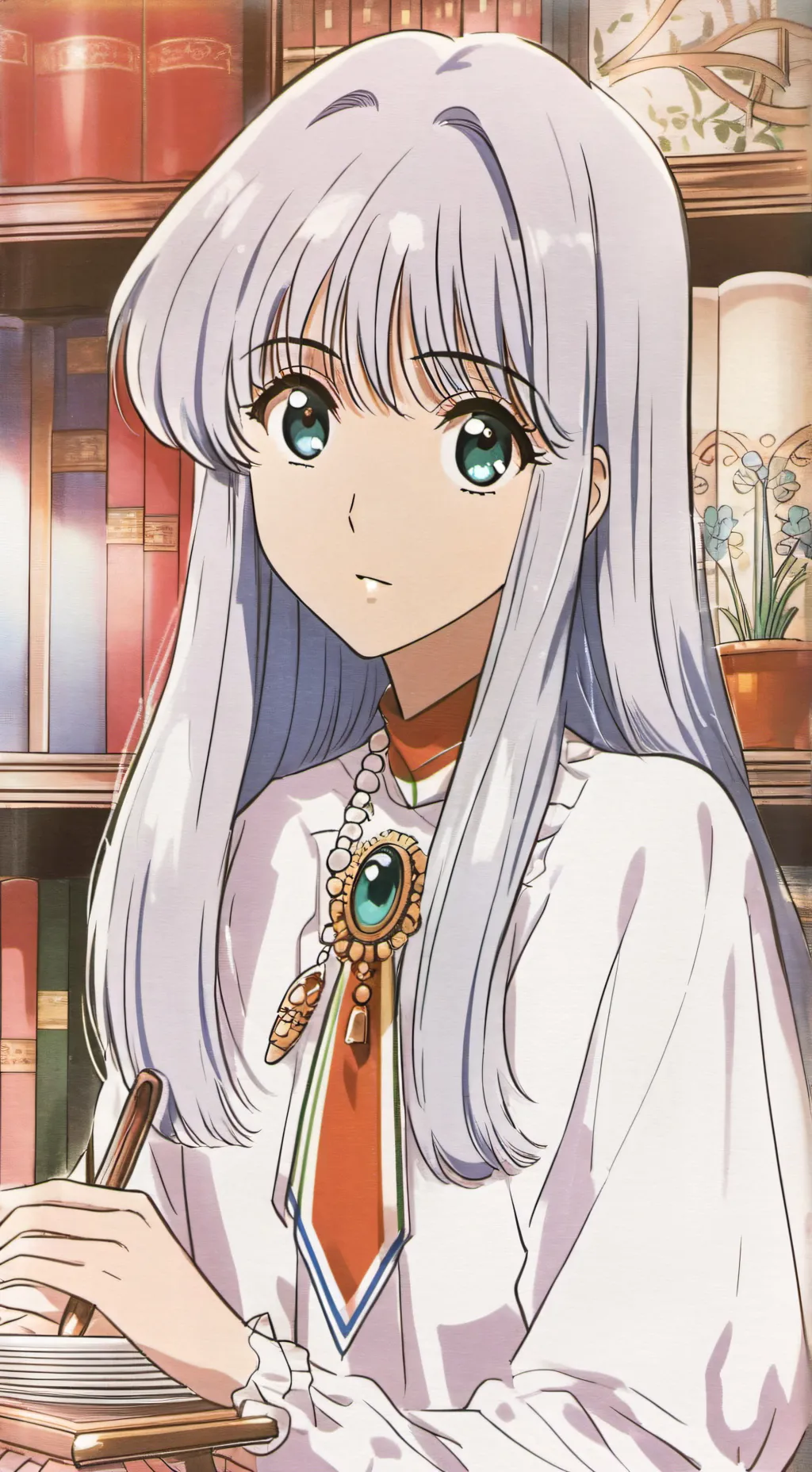 ai character: вика background