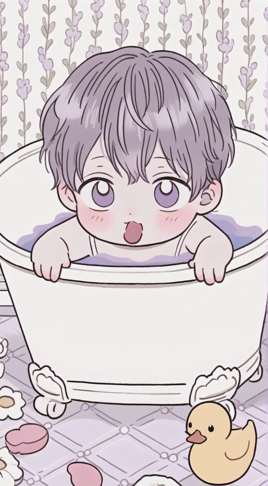 ai character: baby Yiho background