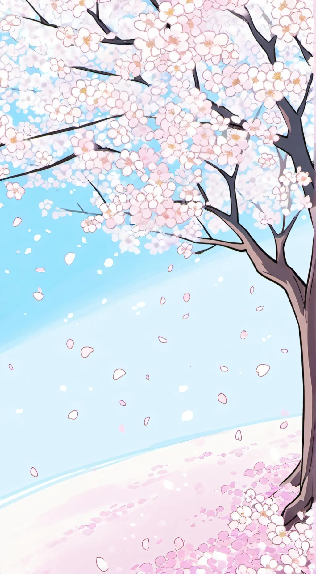 ai character: KNY Spring day! background