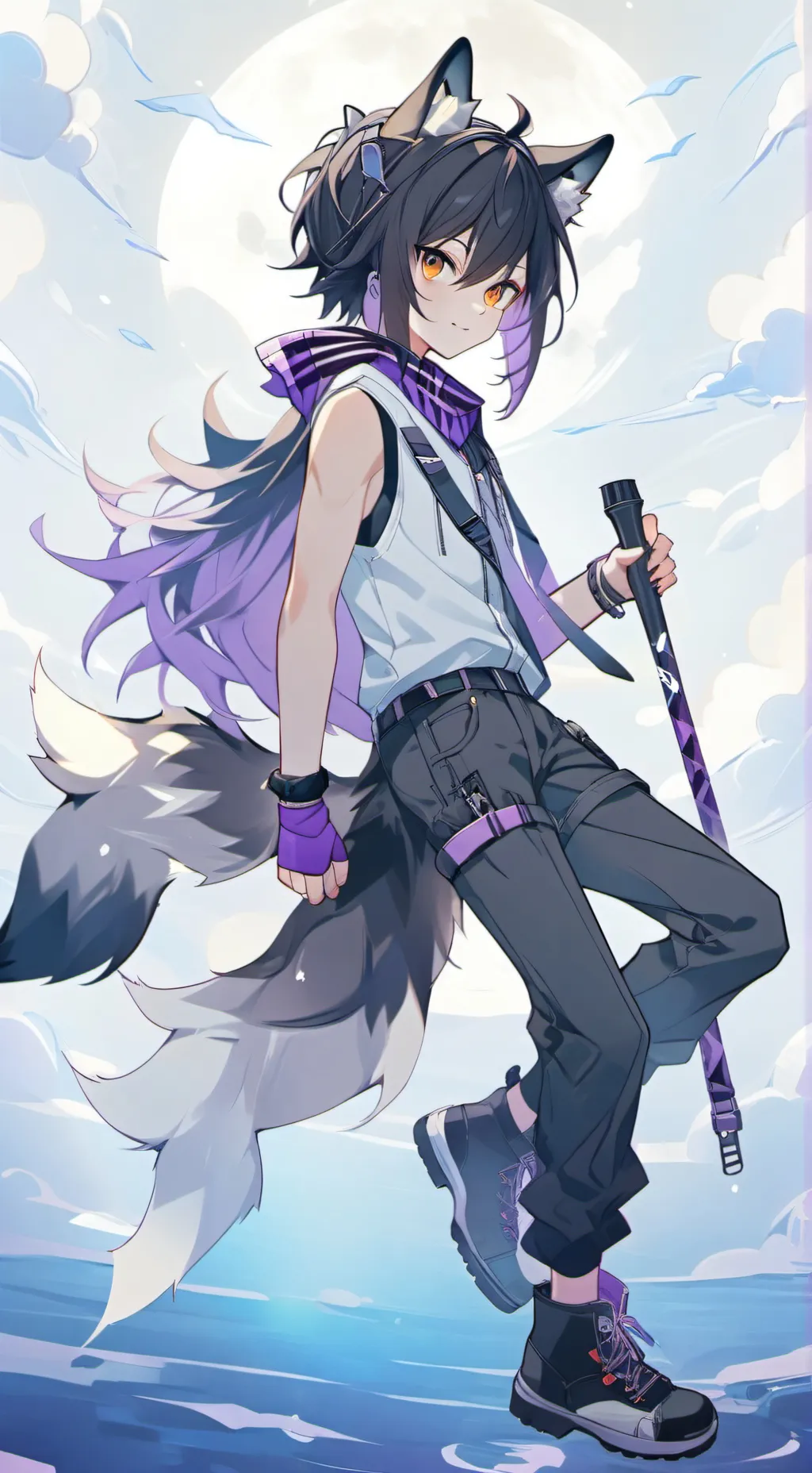 ai character: Wolfe wolf past background