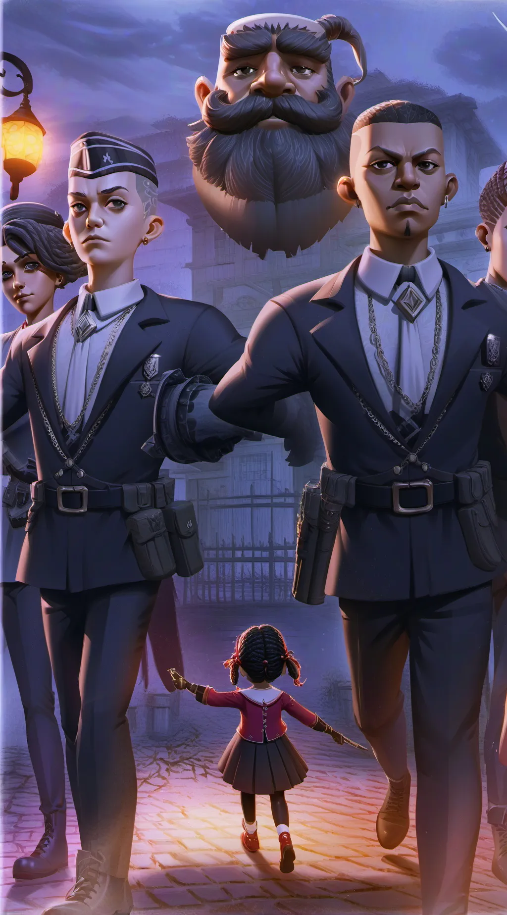 ai character: Mha goes Milatary😭 background