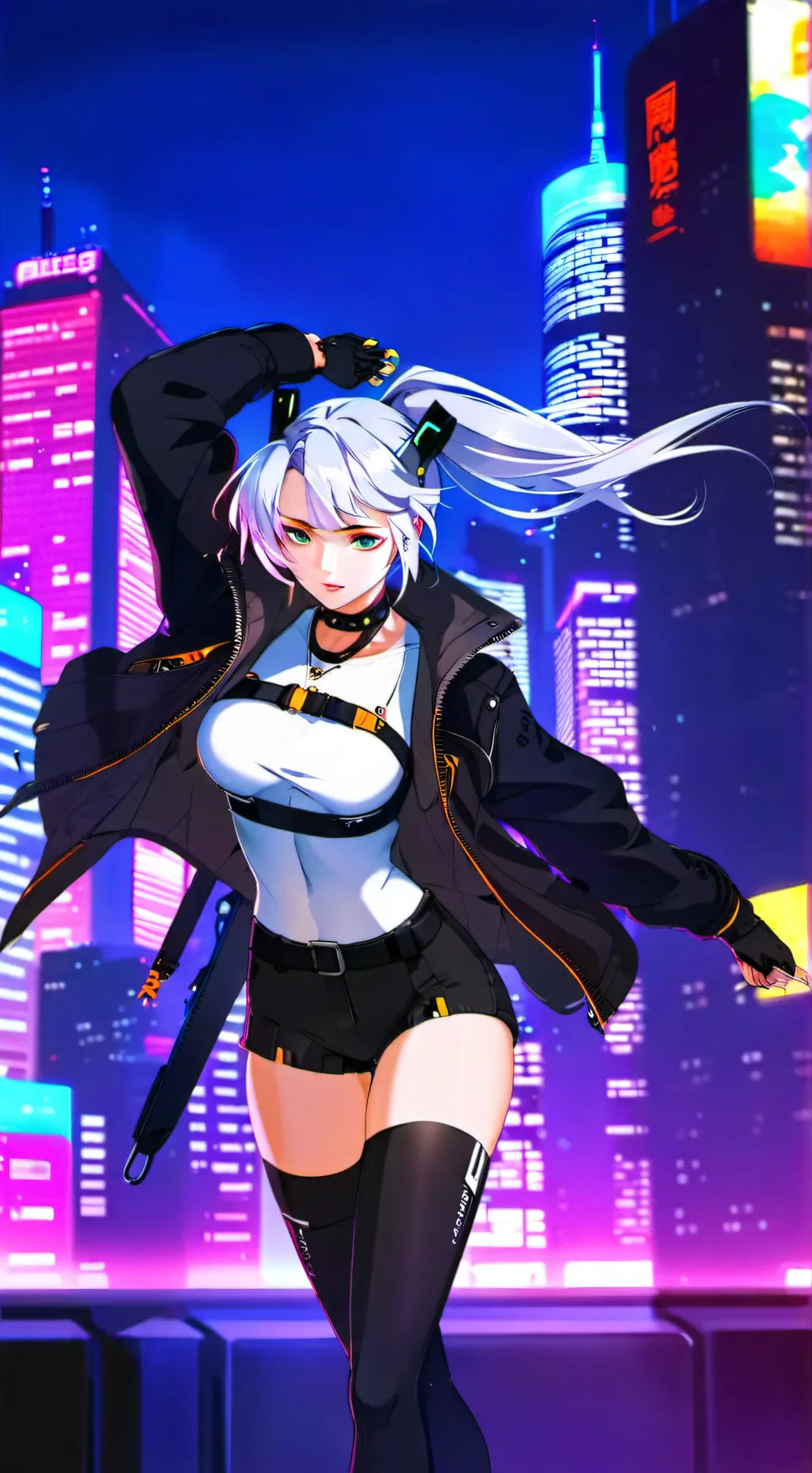 ai character: Julia  background