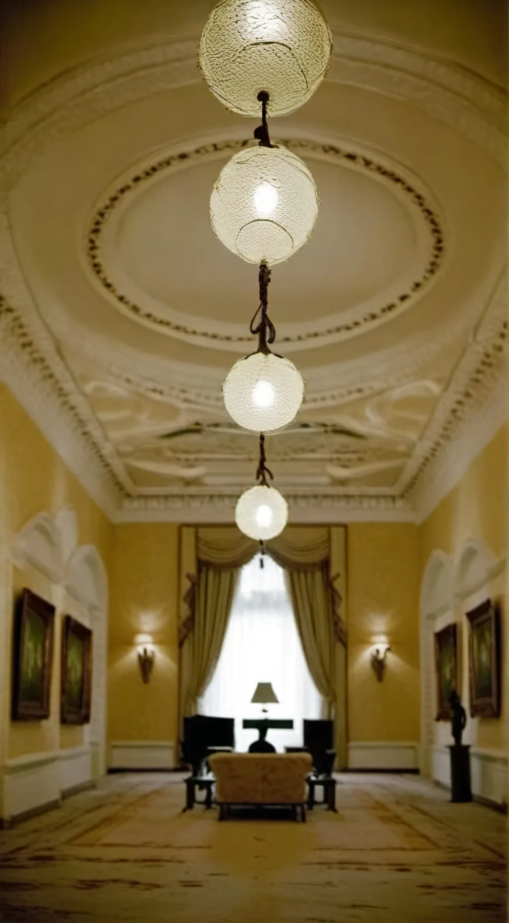 ai character: Backrooms background