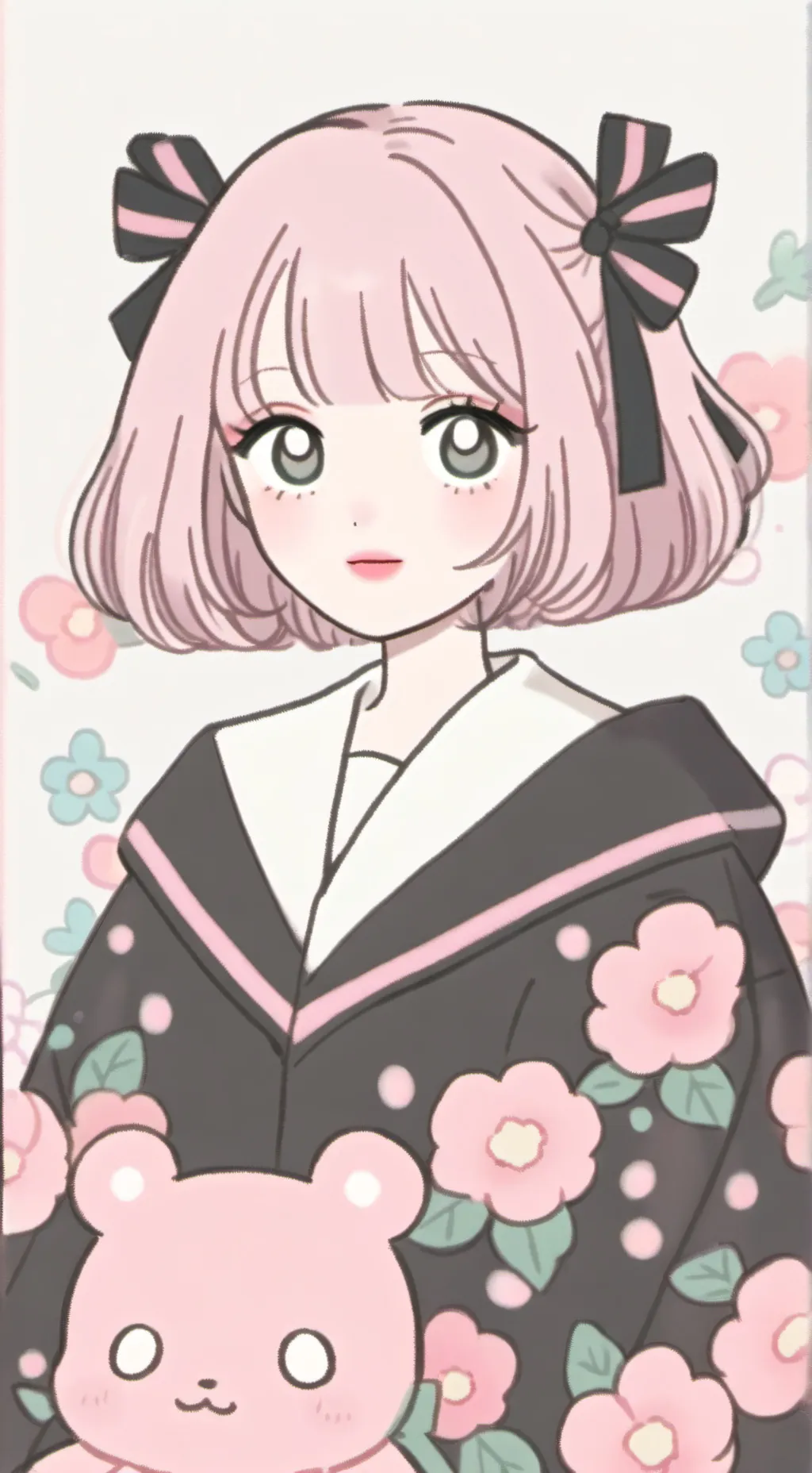 ai character: Mha iPhone fight background