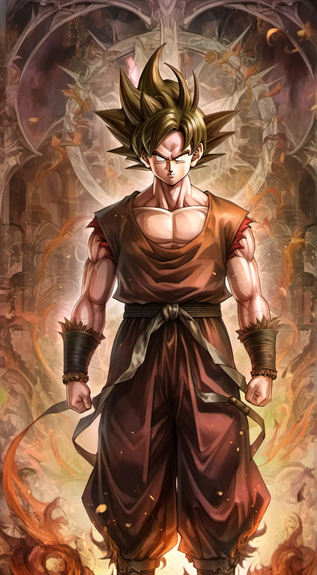 ai character: goku background