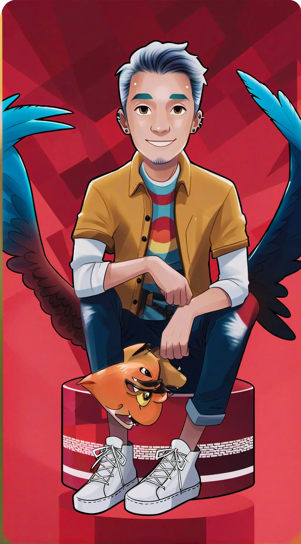 ai character: Mha  background