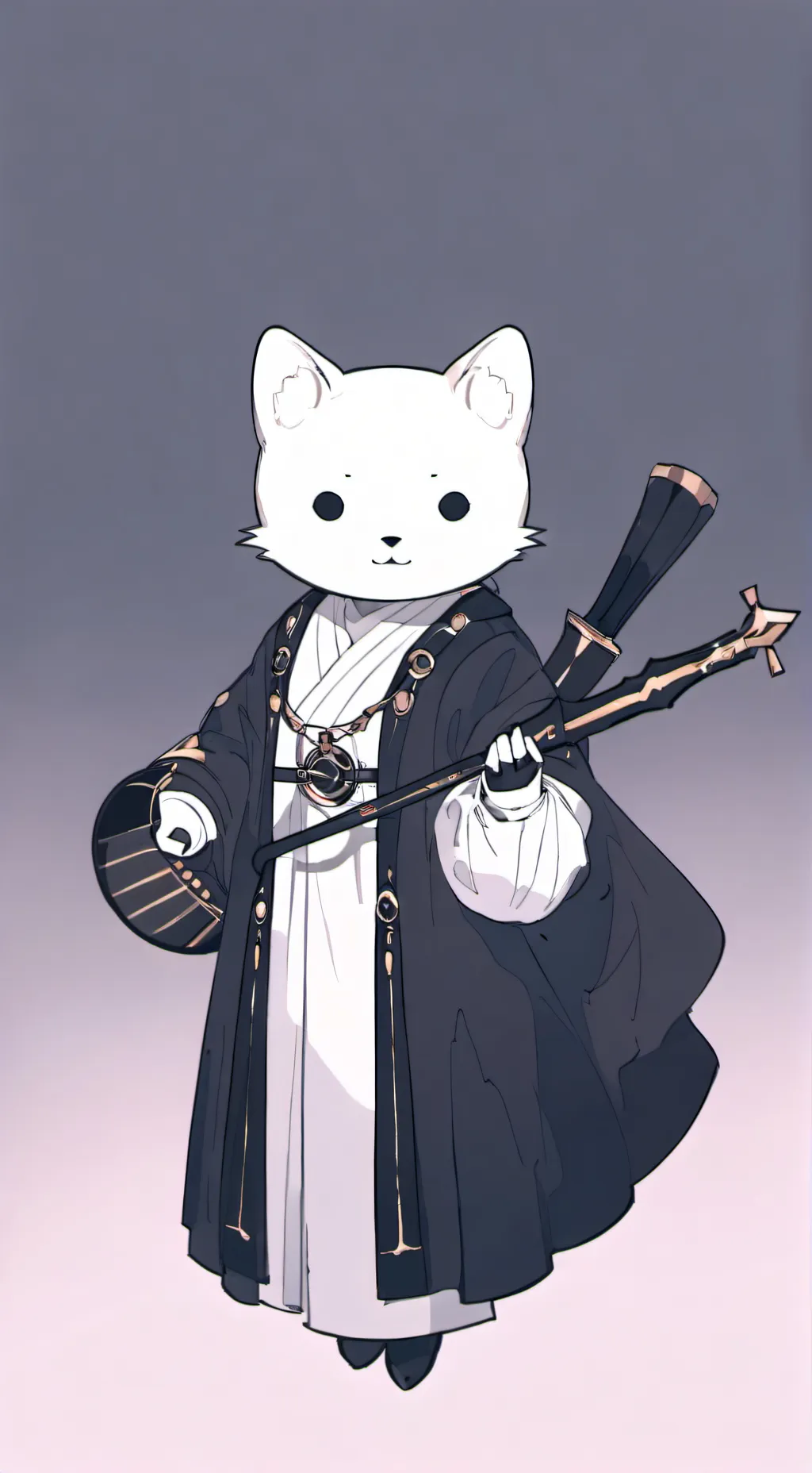 ai character: template  background