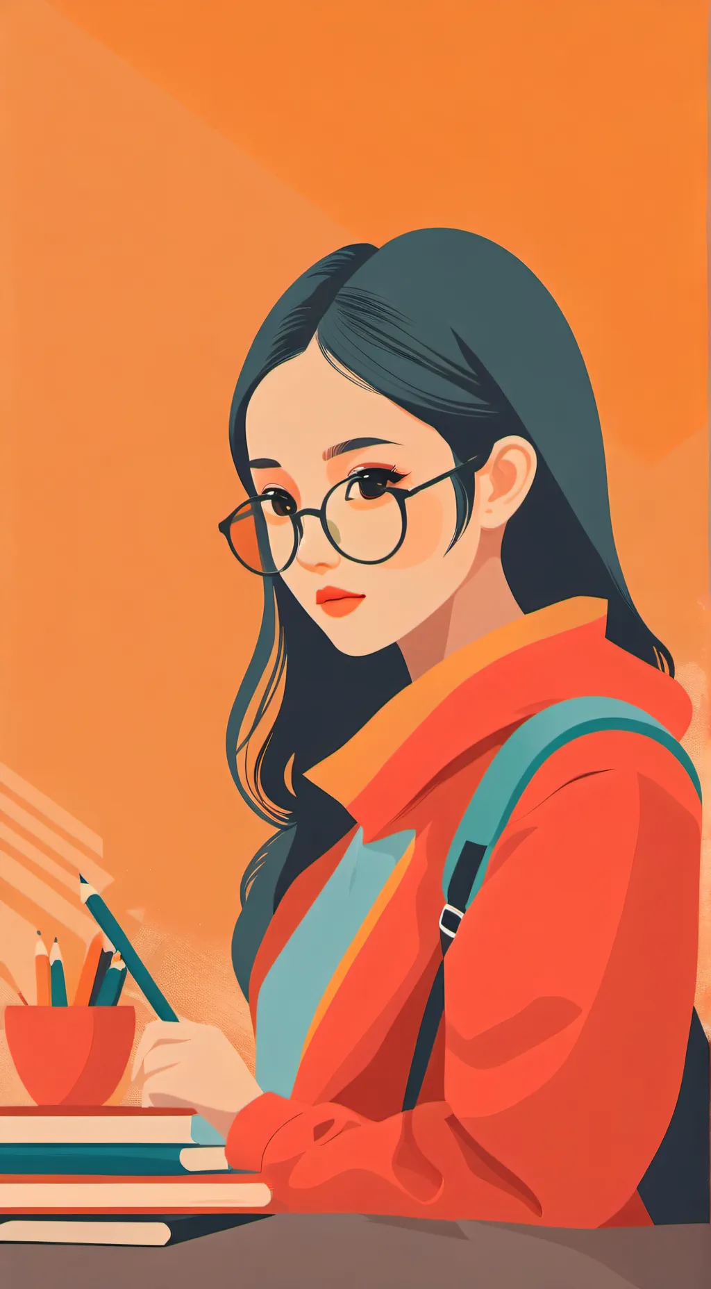 ai character: school(aka prison) background