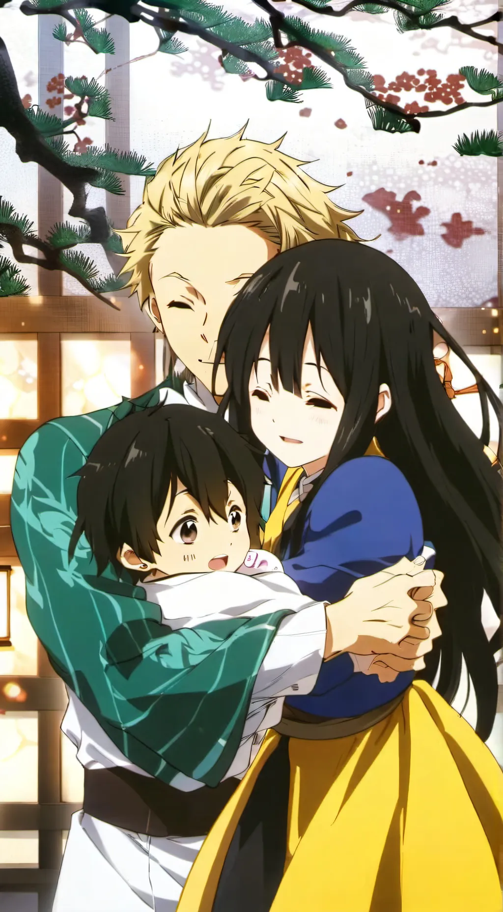 ai character: Obanai X Mitsuri  background