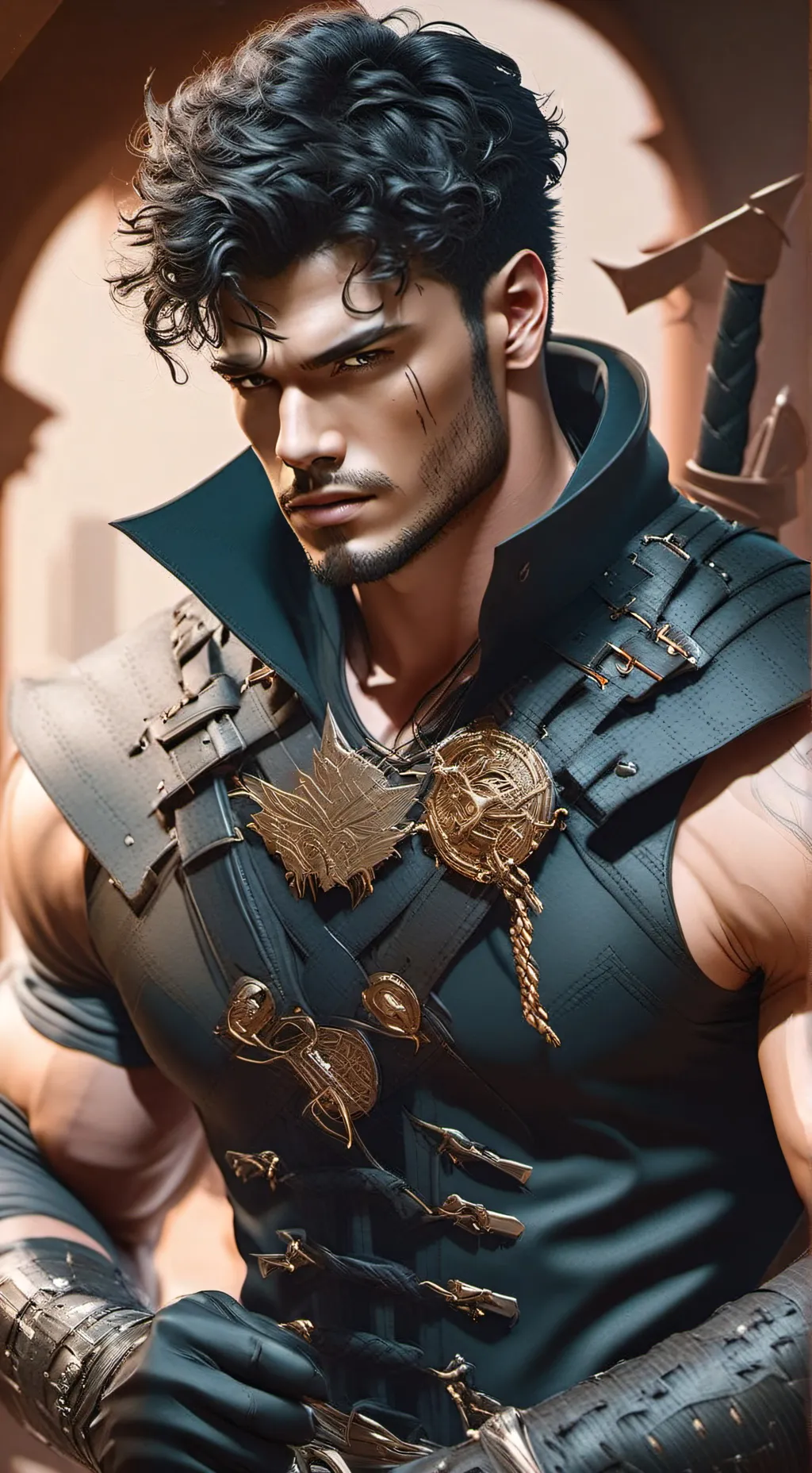 ai character: Nox Acheron background