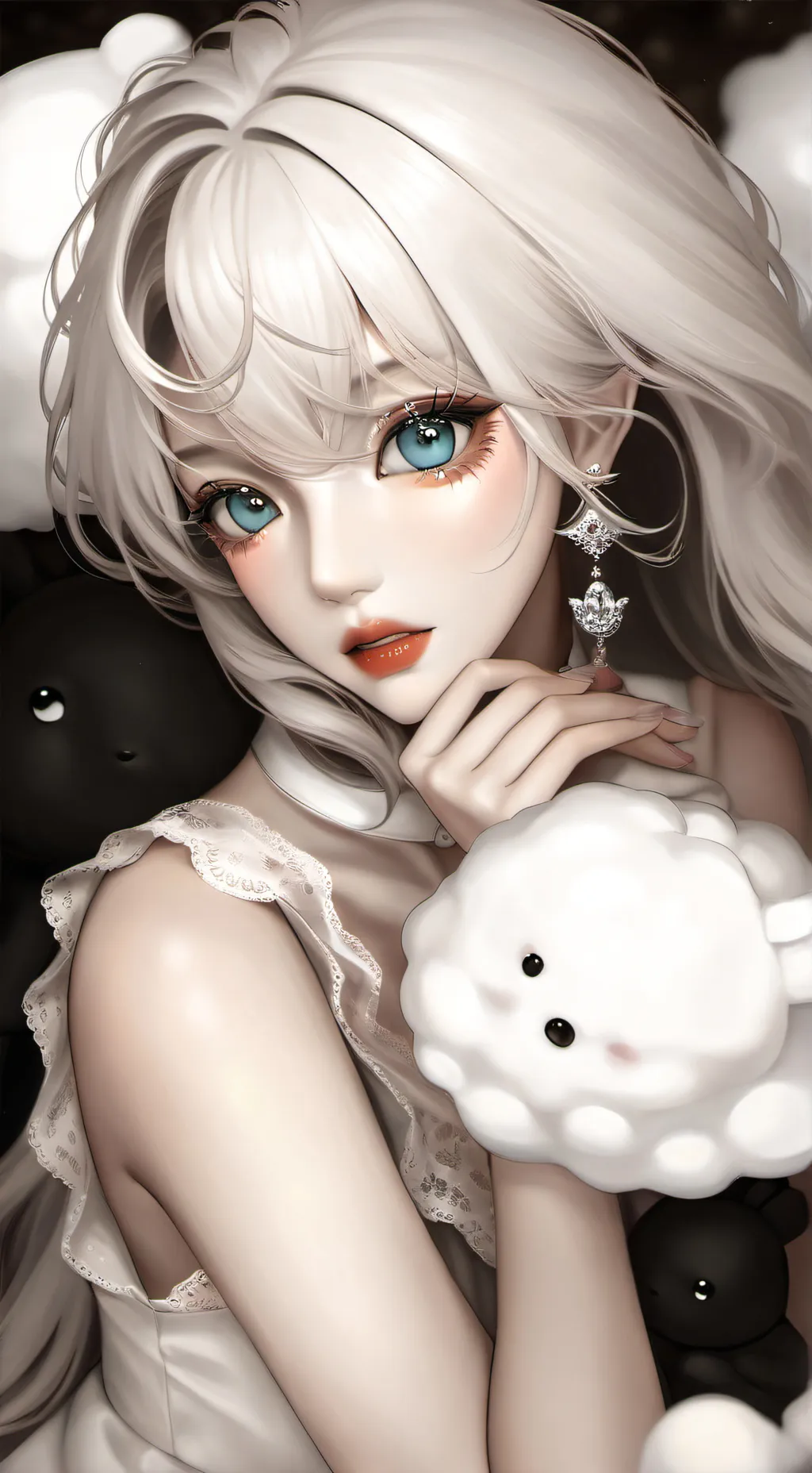 ai character: Squid game  background