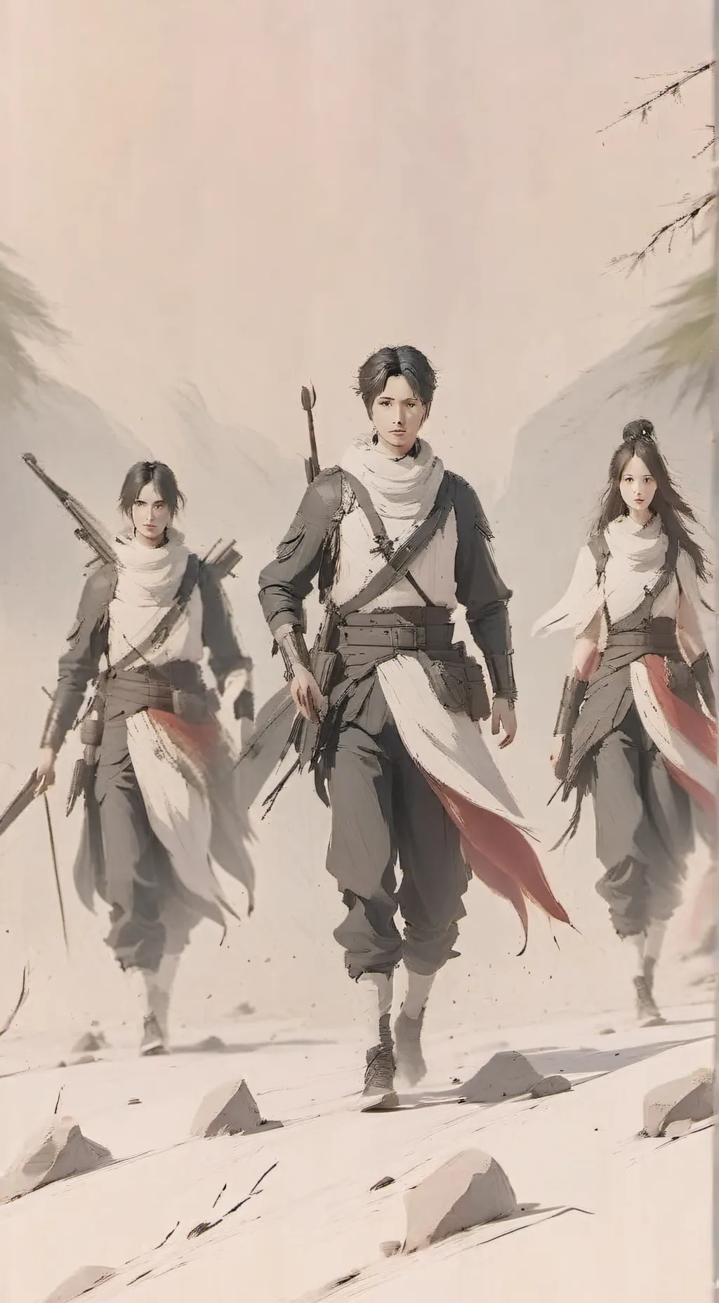 ai character: Anti-mha&karn&furi background