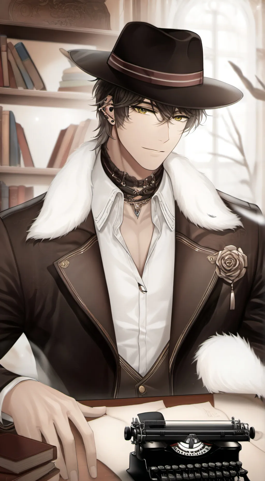 ai character: Liam 'The Shadow'  background