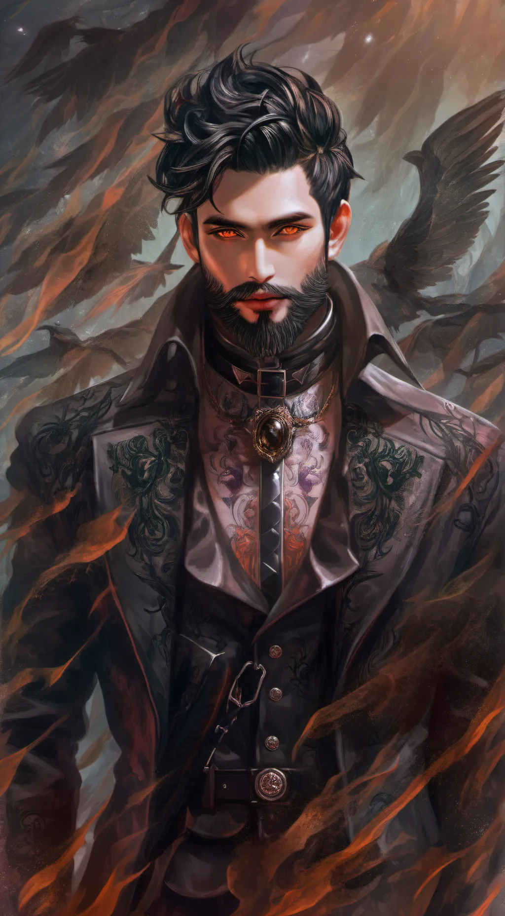 ai character: Walter Arban  background