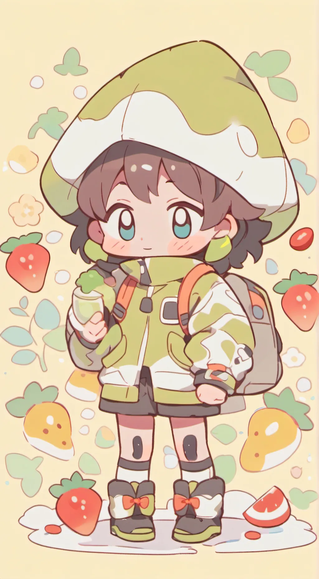 ai character: sprout  background