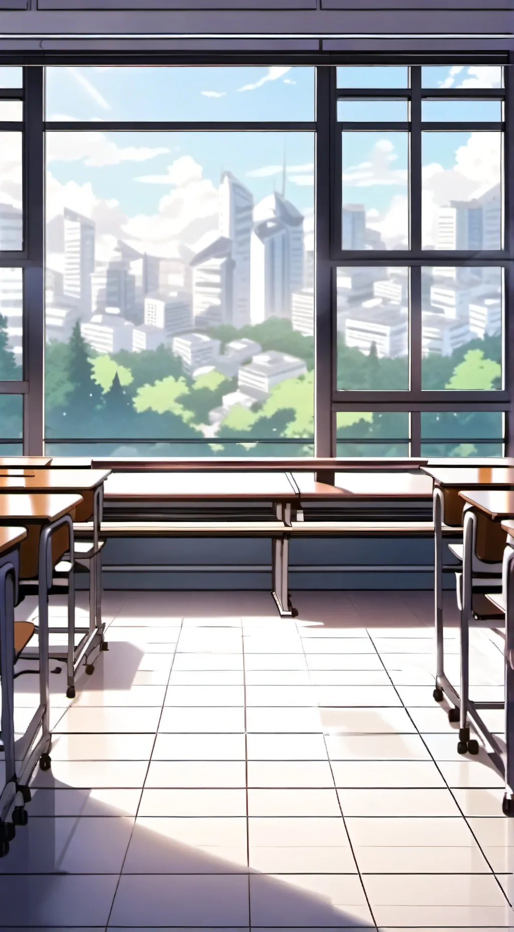 ai character: Dw school au background