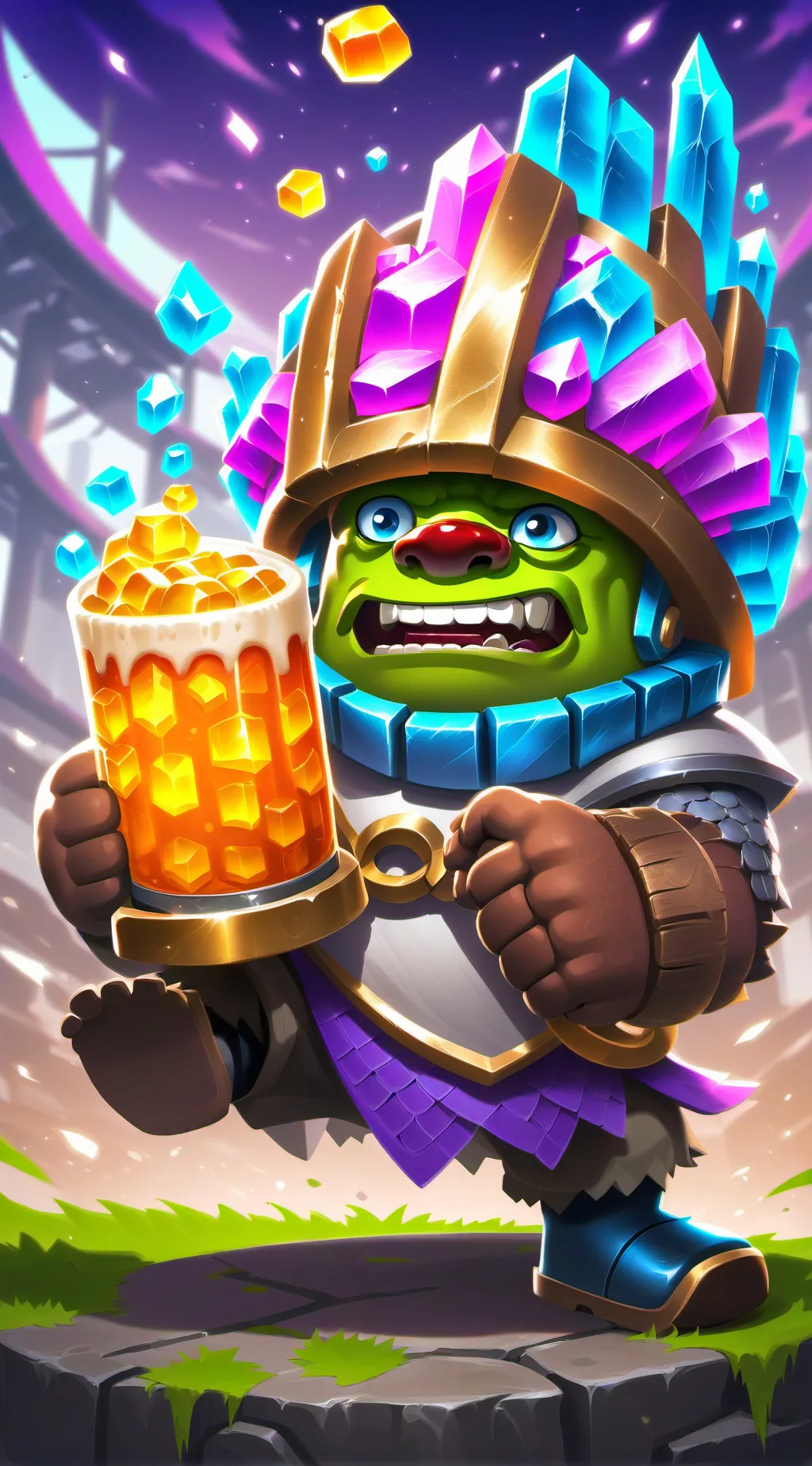 ai character: last cup of coffee background