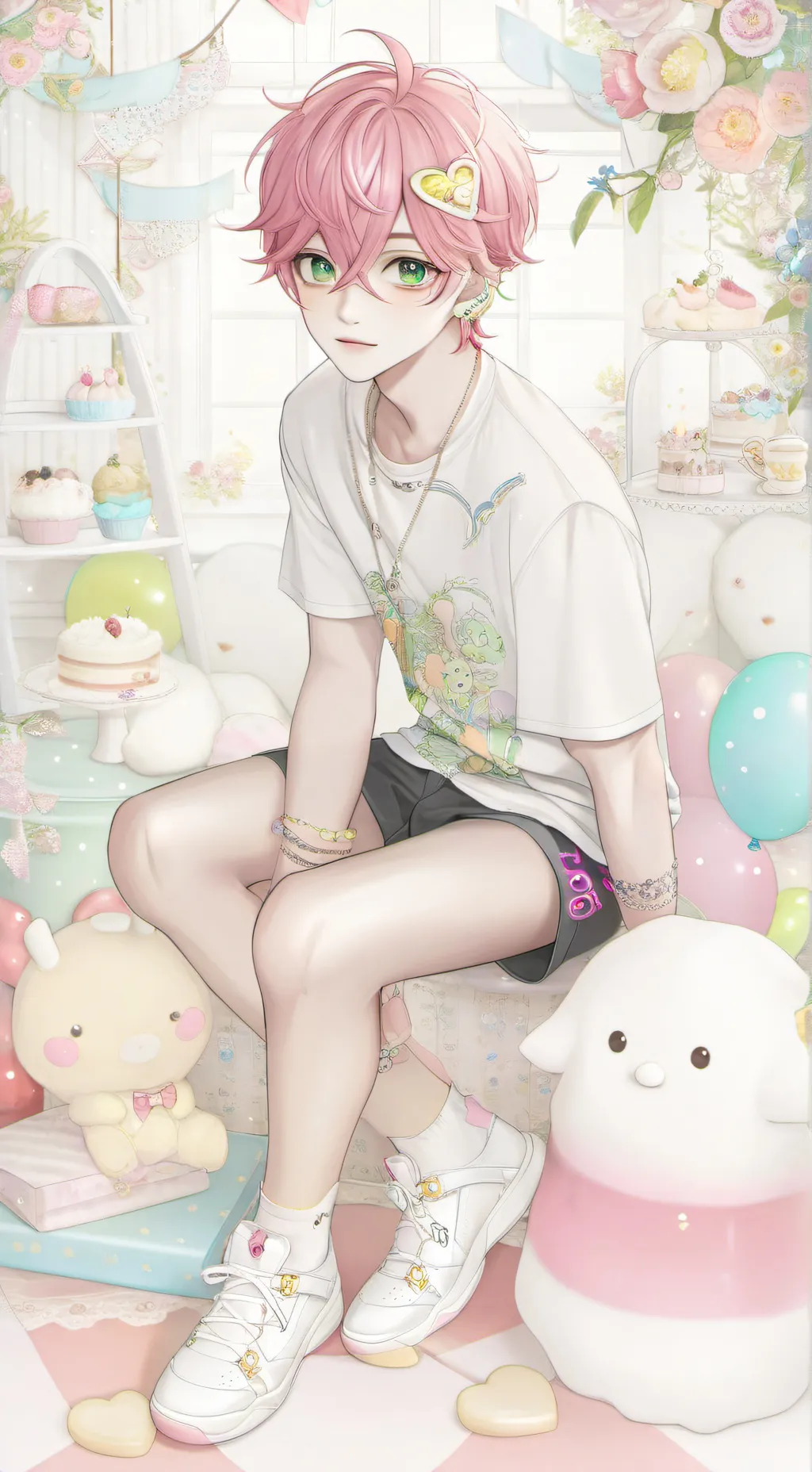 ai character: mark background