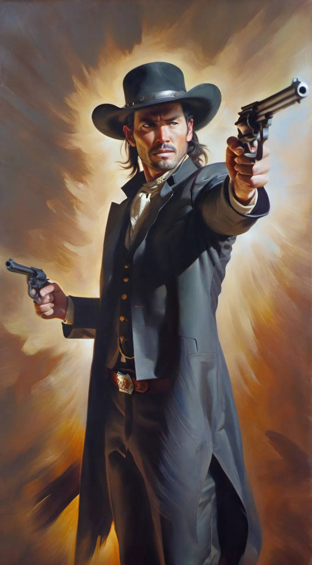 ai character: Wild West RP background