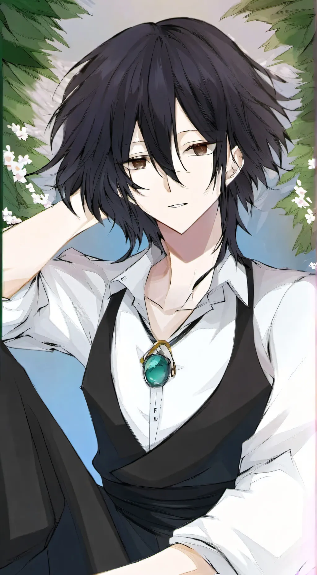 ai character: noan background